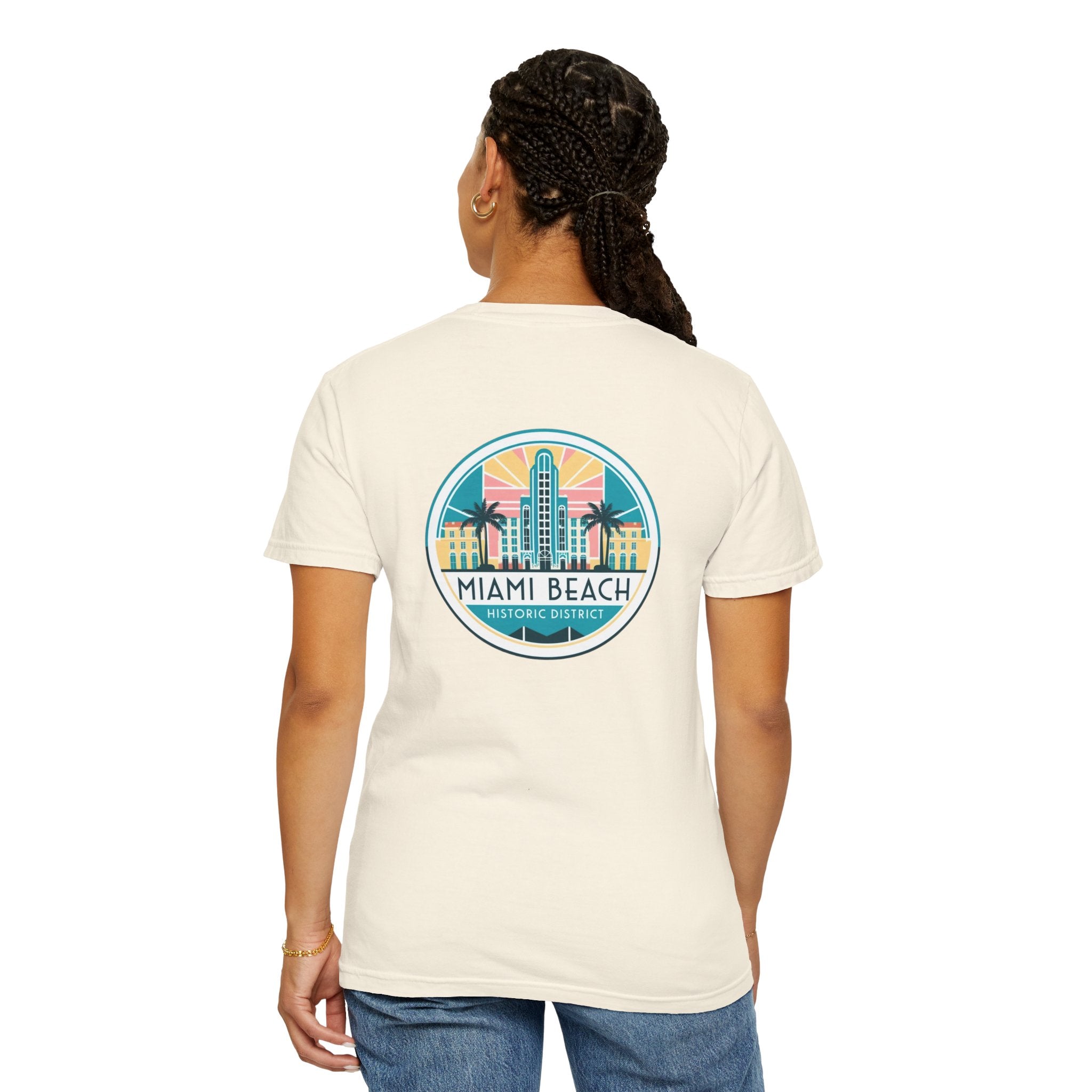 Sailing Religion Miami beach Vibes Eco-Friendly Unisex Garment-Dyed T-Shirt