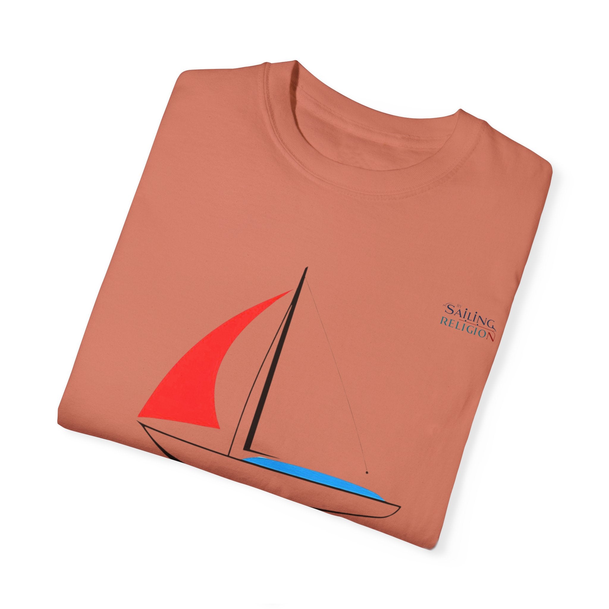 Sailing Religion single line designs Unisex T-shirt