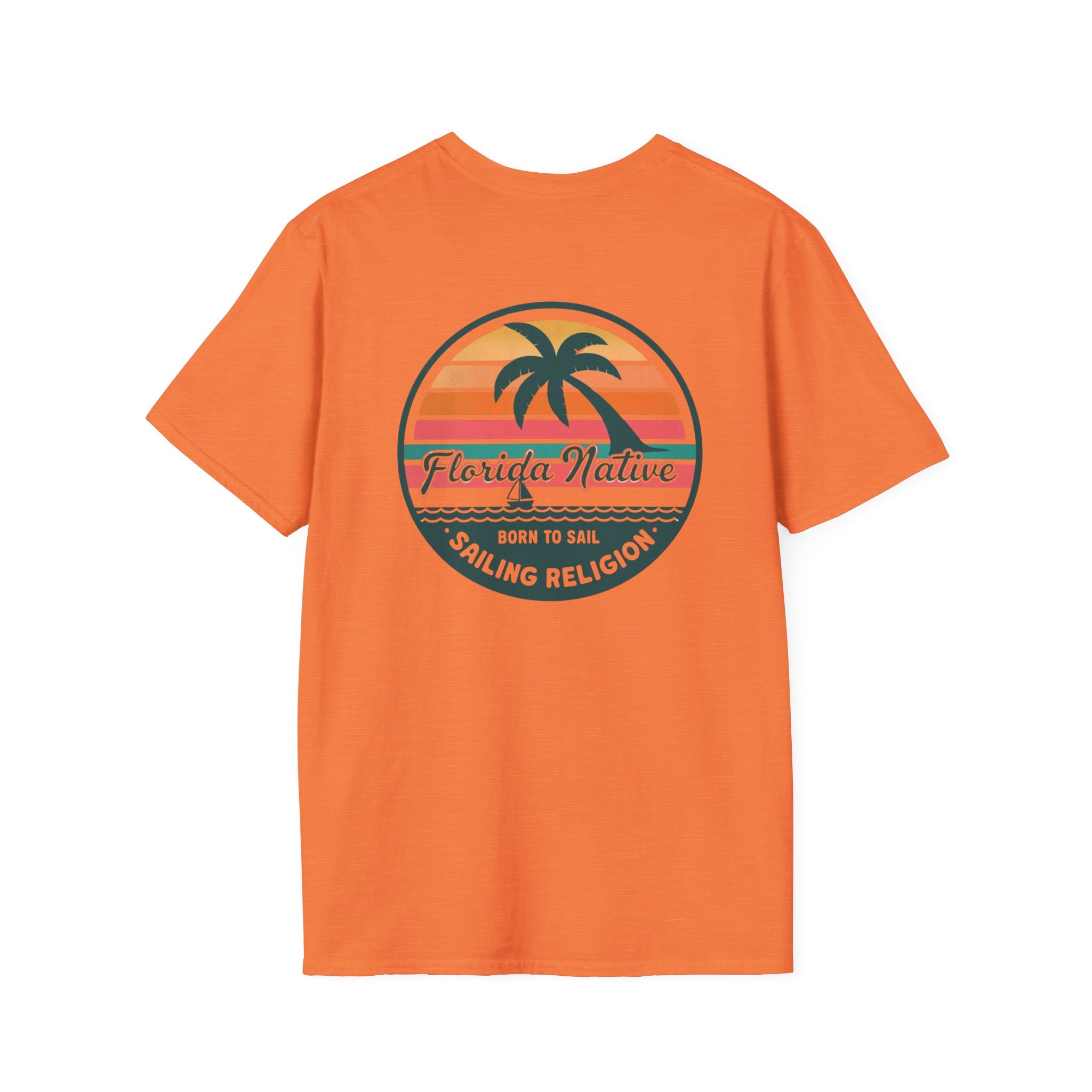 Sailing Religion "Born to Sail" Unisex Softstyle T-Shirt