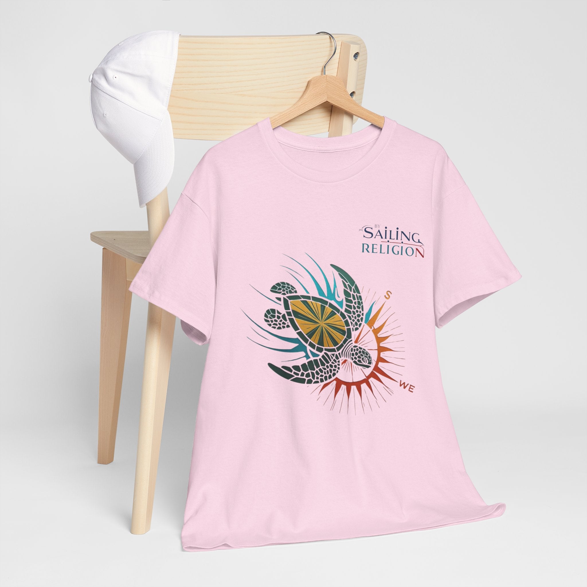 Sailing Religion Turtle Unisex Heavy Cotton Tee