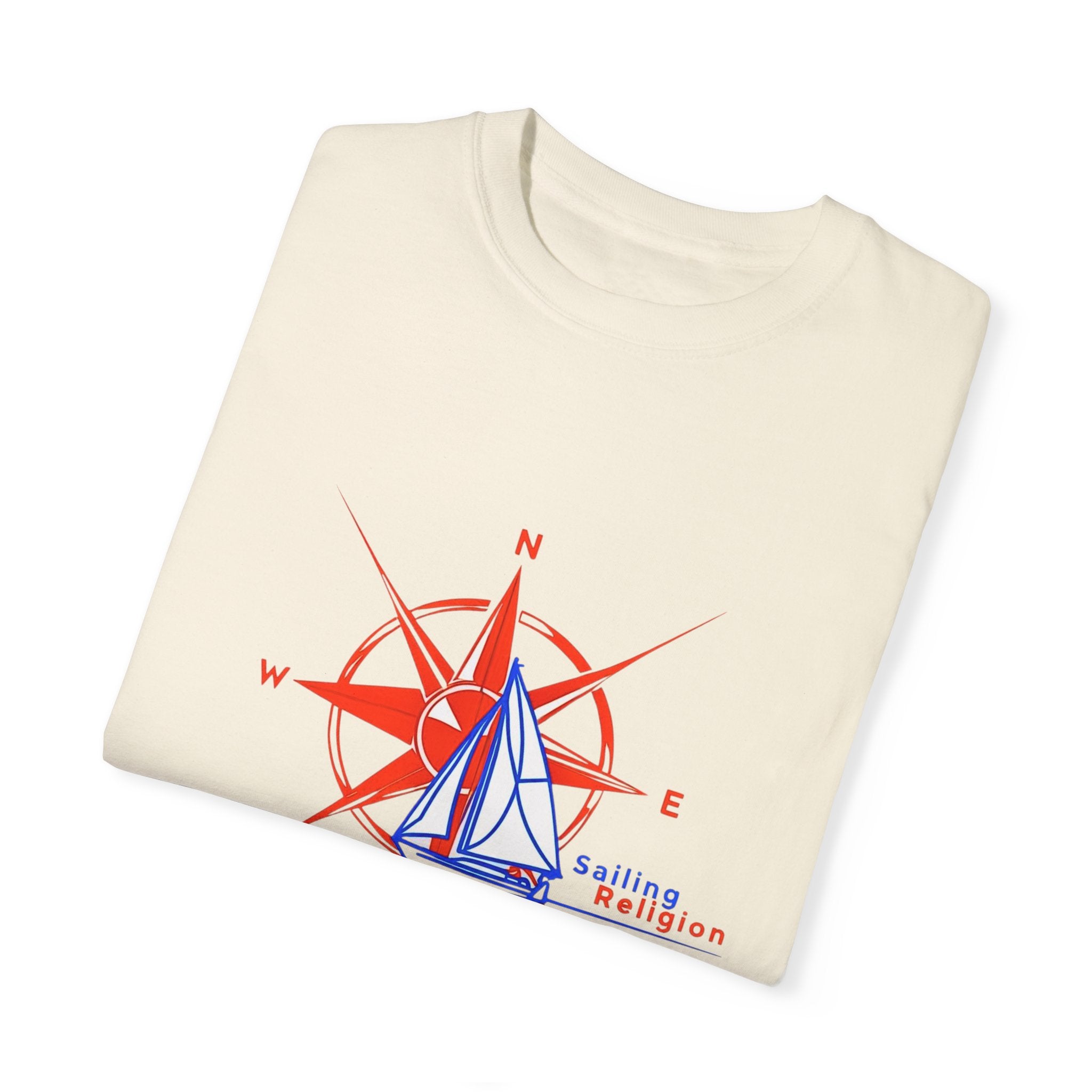 Sailing Religion single line designs Unisex T-shirt