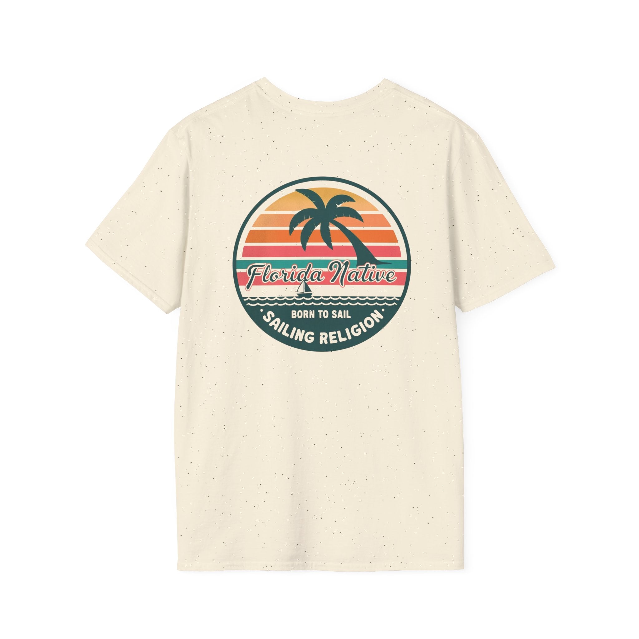Sailing Religion "Born to Sail" Unisex Softstyle T-Shirt