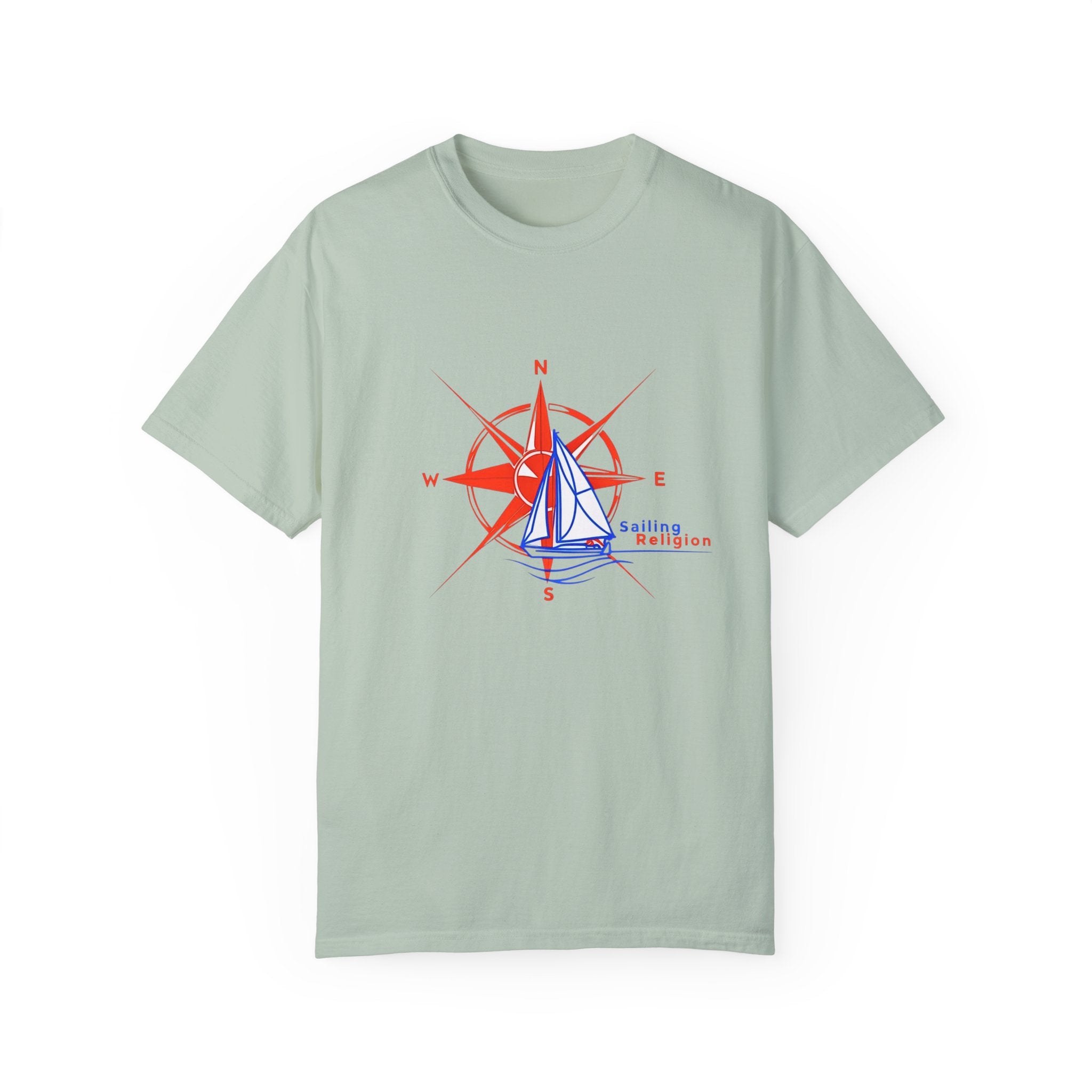 Sailing Religion single line designs Unisex T-shirt