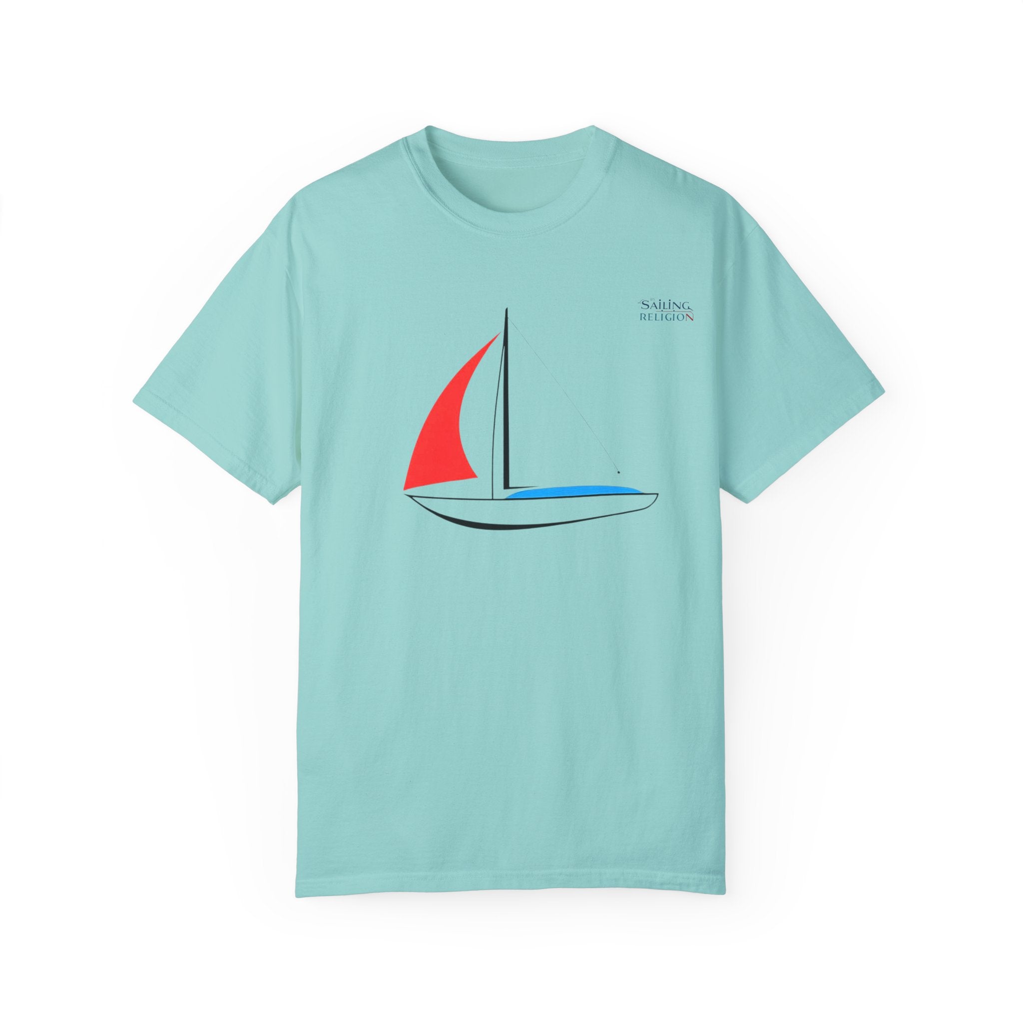 Sailing Religion single line designs Unisex T-shirt
