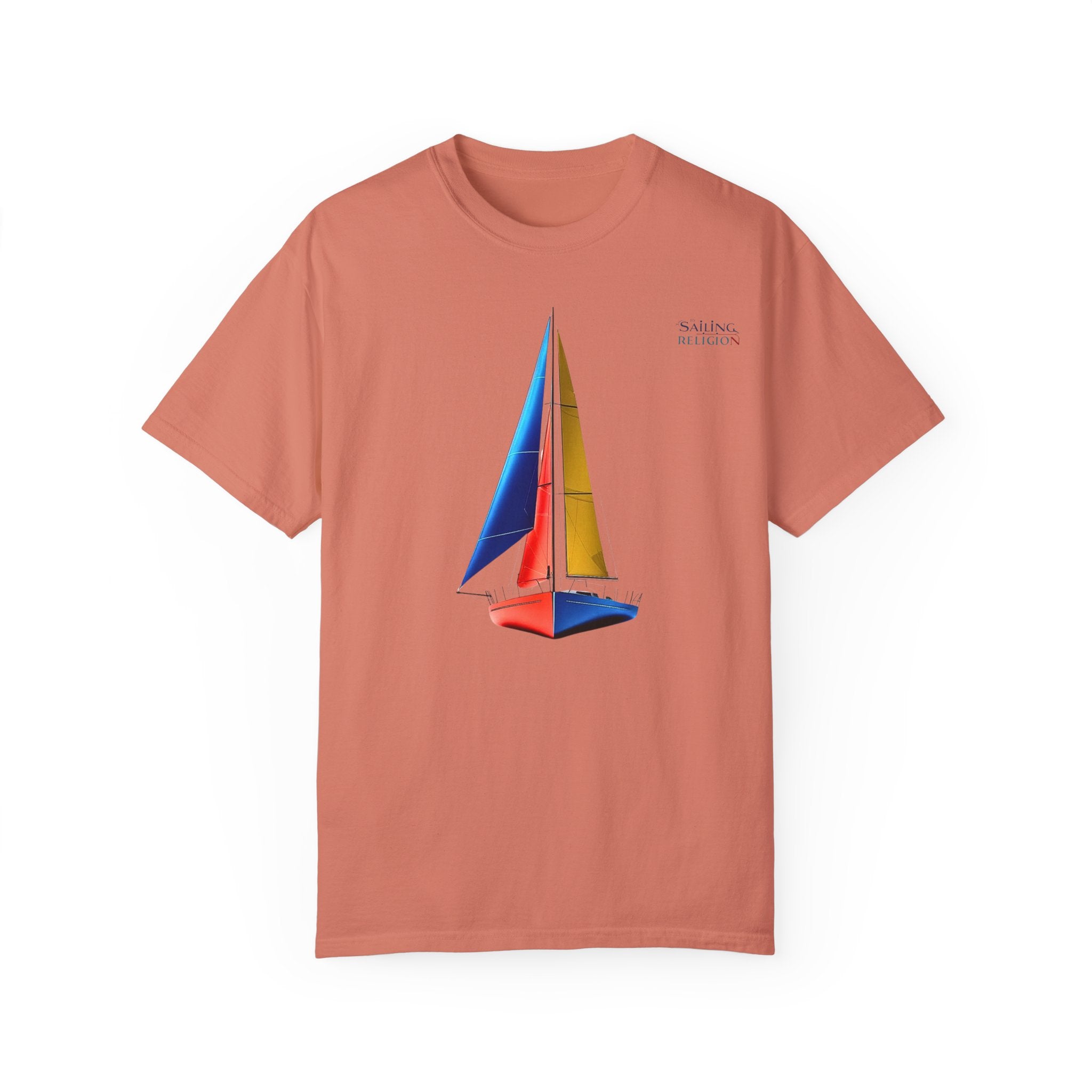 Sailing Religion single line designs Unisex T-shirt