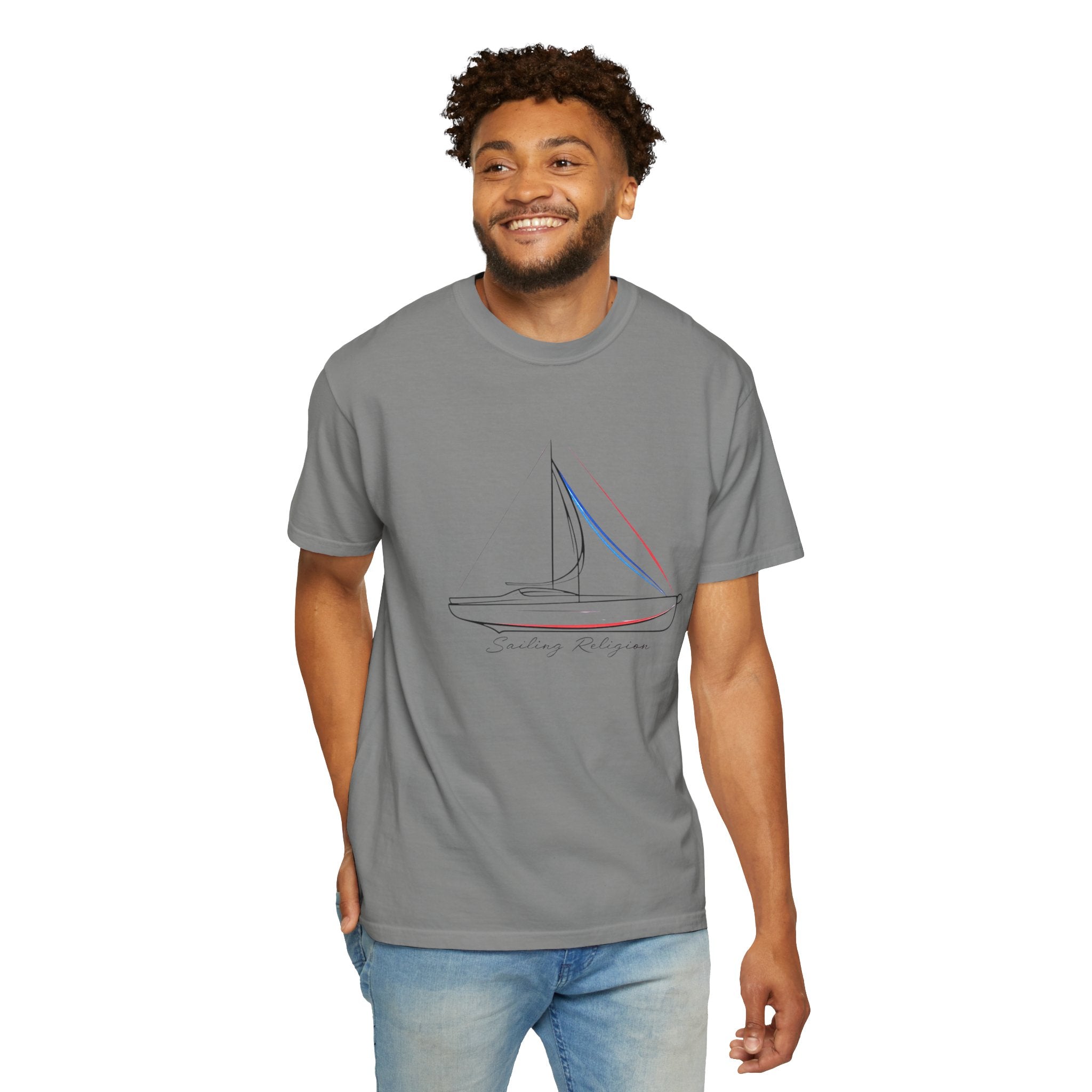 Sailing Religion single line designs collection Unisex T-shirt
