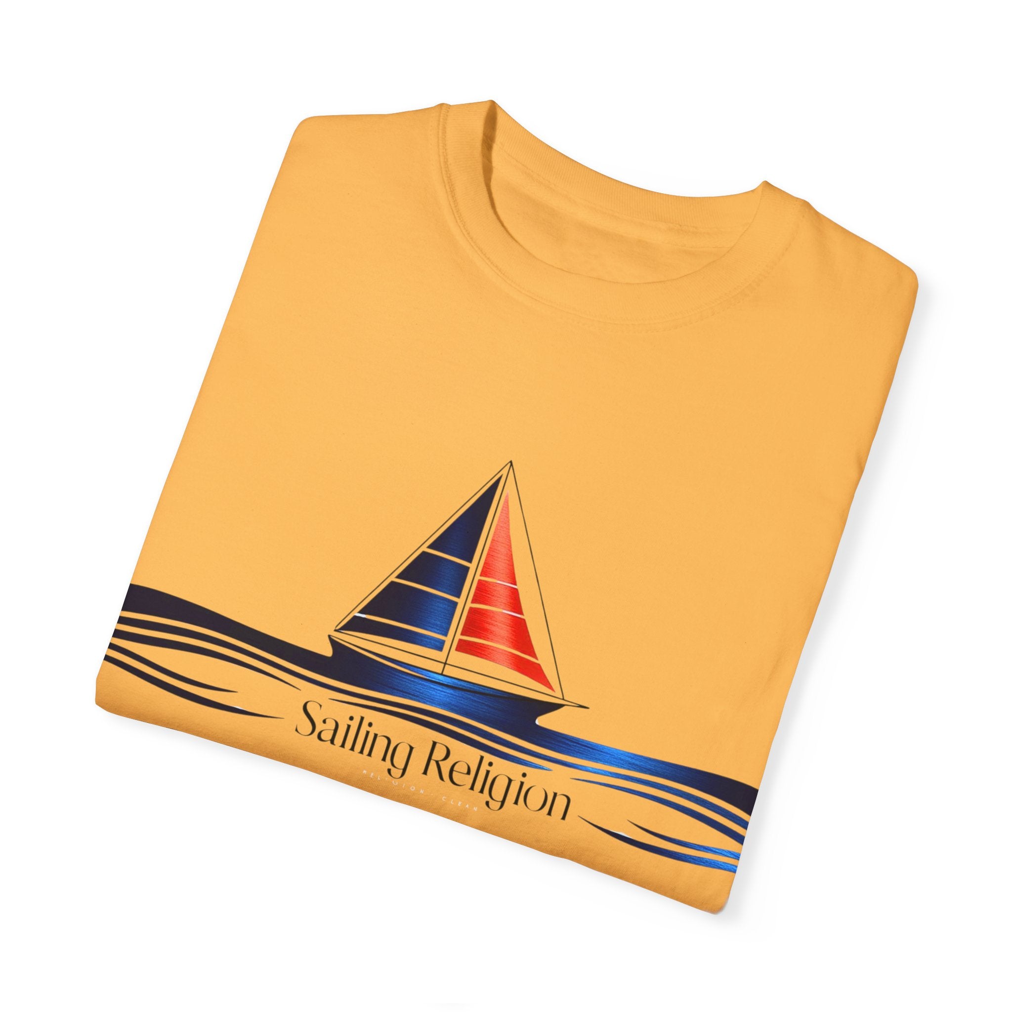 Sailing Religion single line designs T-shirt