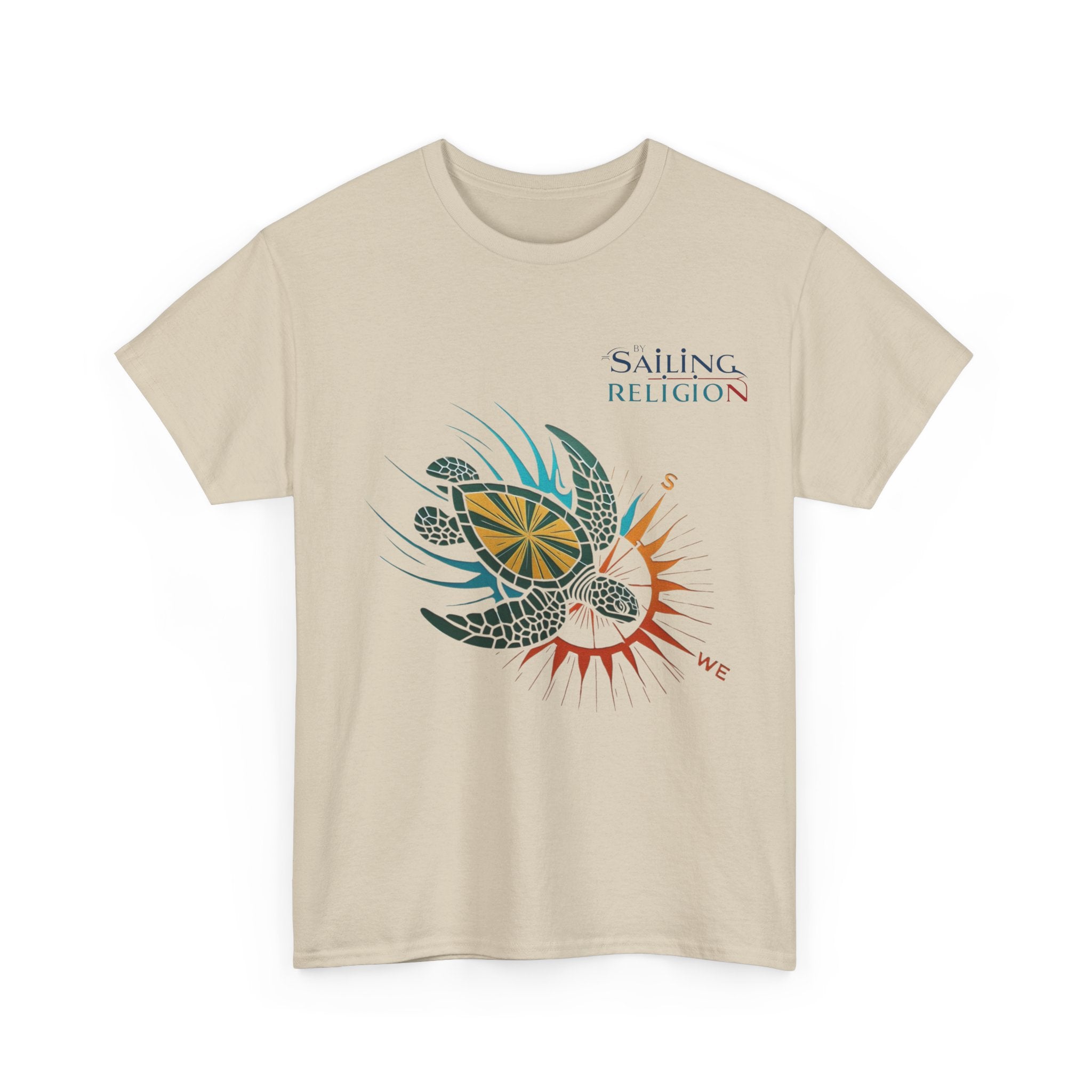 Sailing Religion Turtle Unisex Heavy Cotton Tee