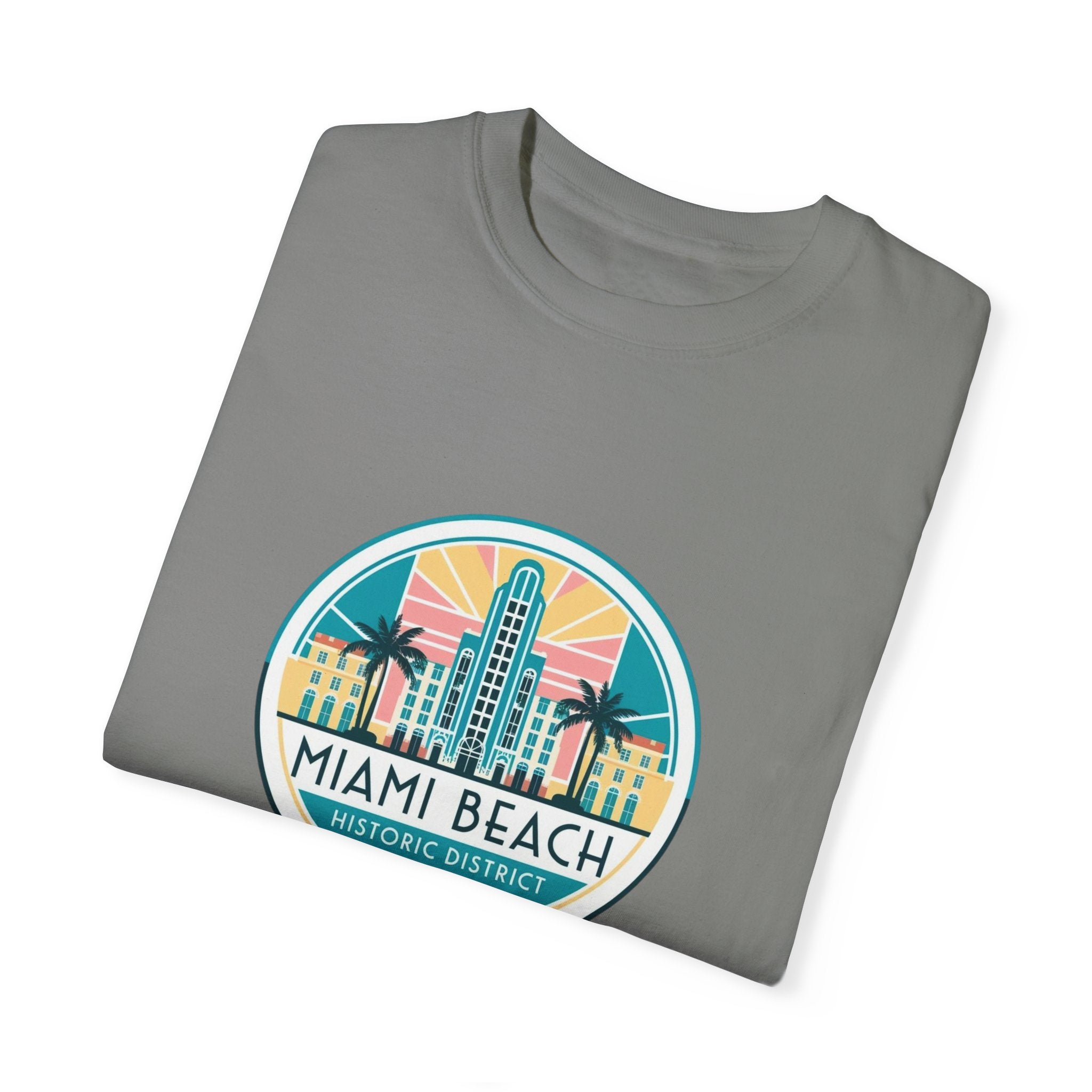 Sailing Religion Miami Beach vibe collection Unisex Garment-Dyed T-shirt