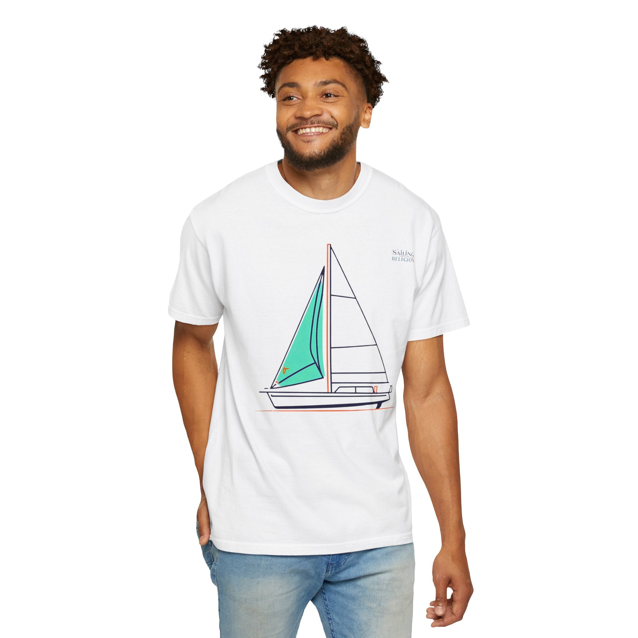Sailing Religion single line designs collection Unisex T-shirt