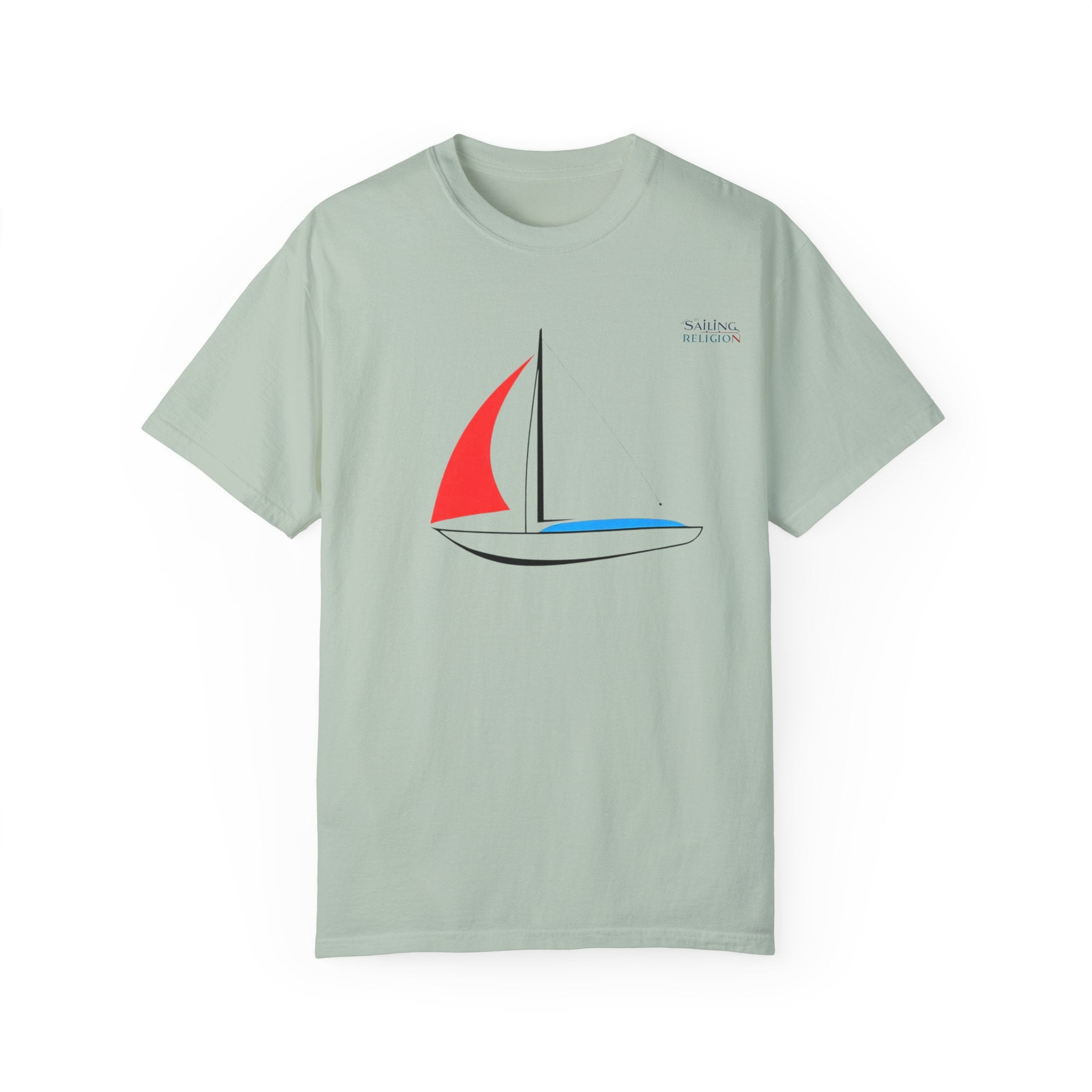 Sailing Religion single line designs Unisex T-shirt