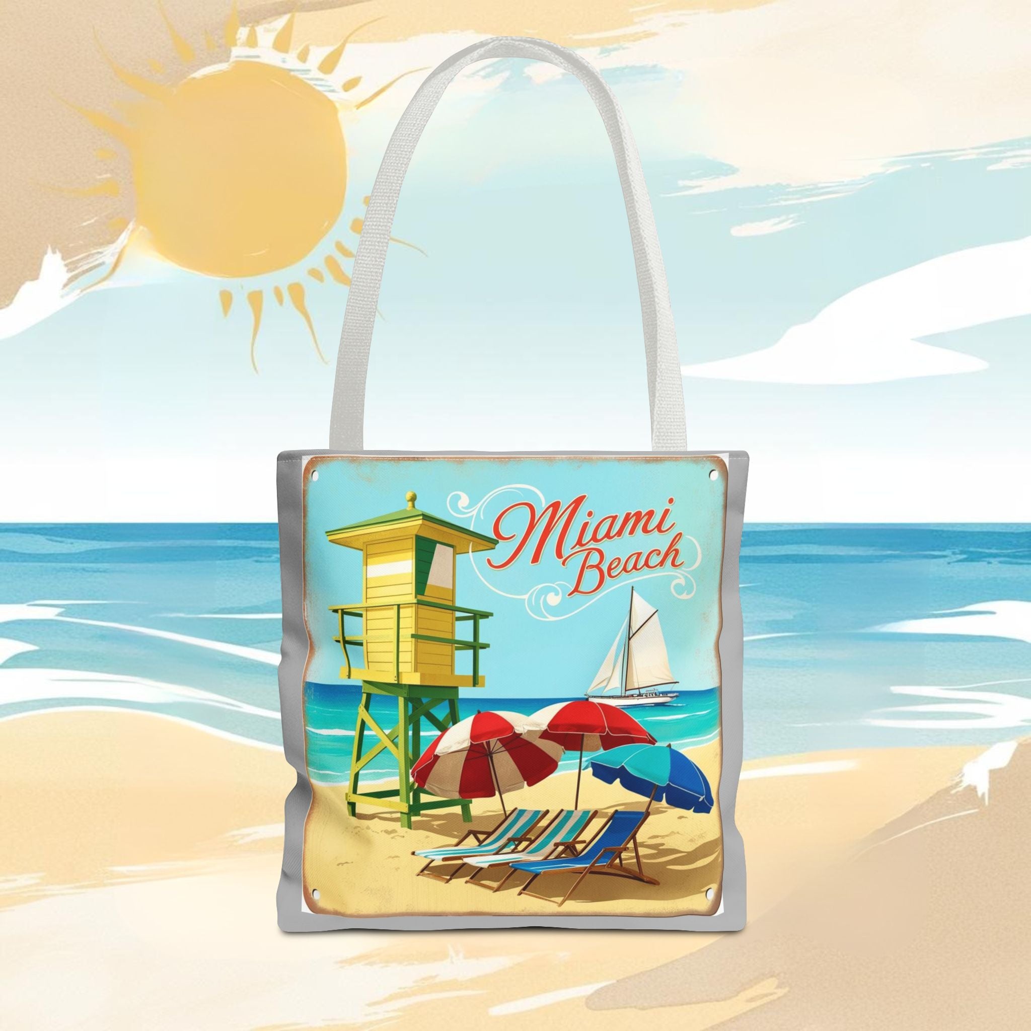 Miami Beach Bag - Perfect for Beach Lovers & Sailors