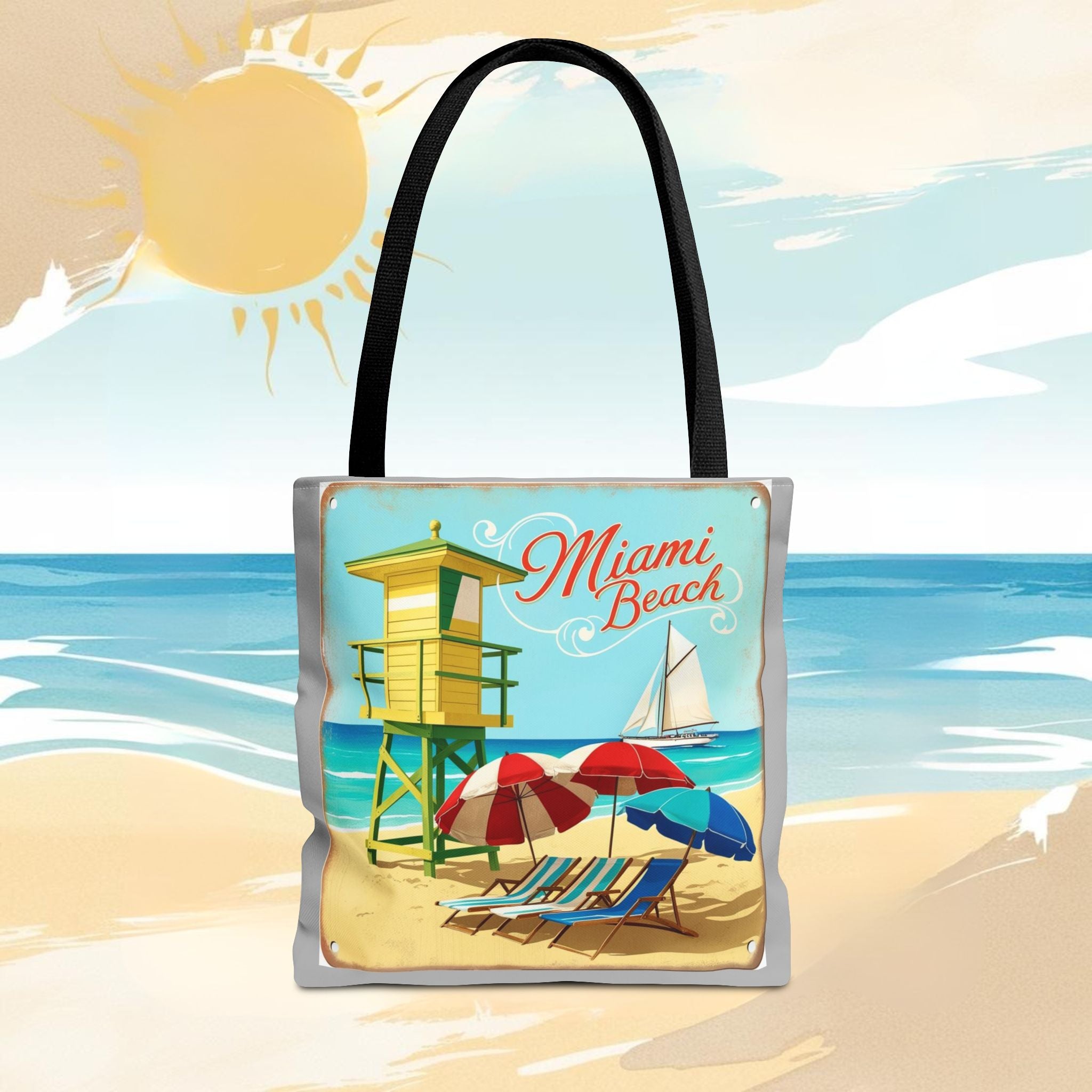 Miami Beach Bag - Perfect for Beach Lovers & Sailors