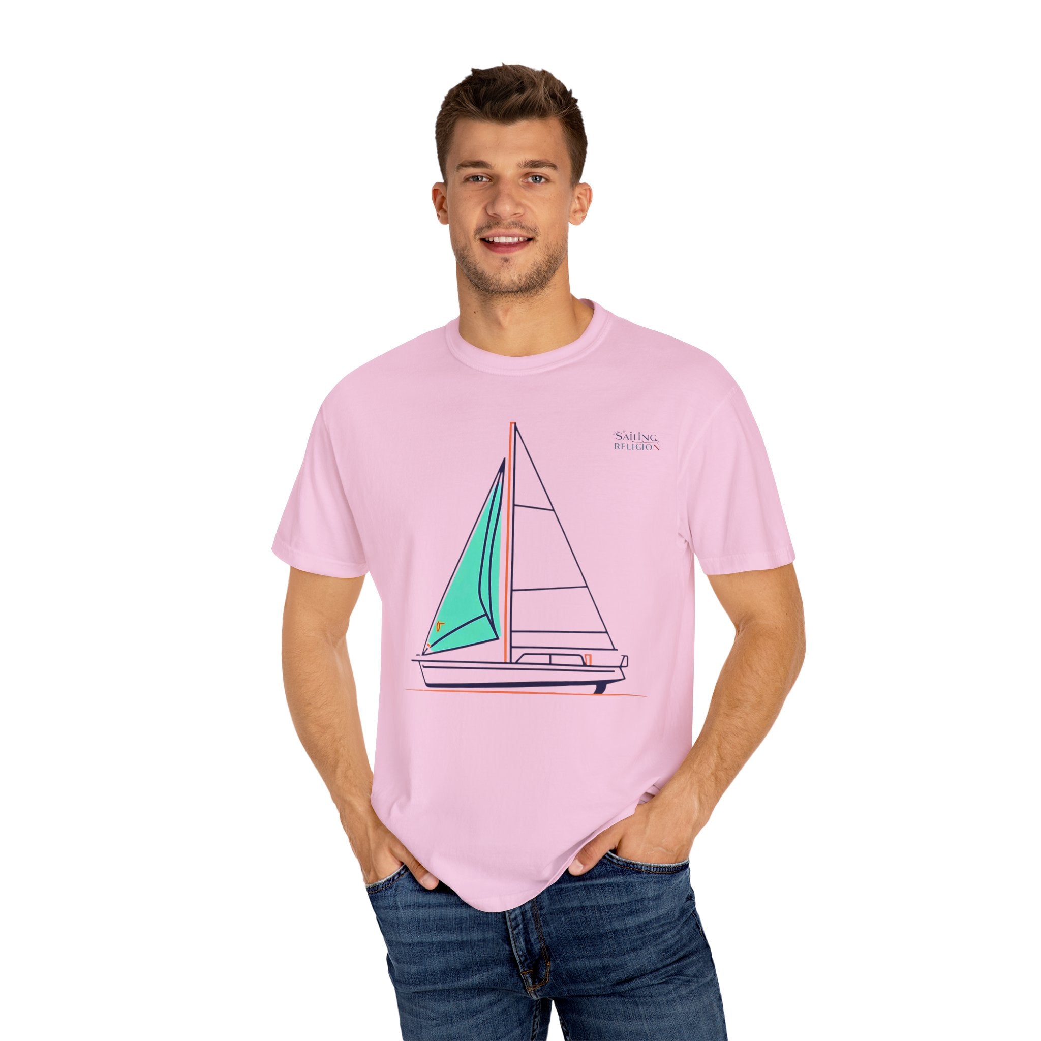 Sailing Religion single line designs collection Unisex T-shirt