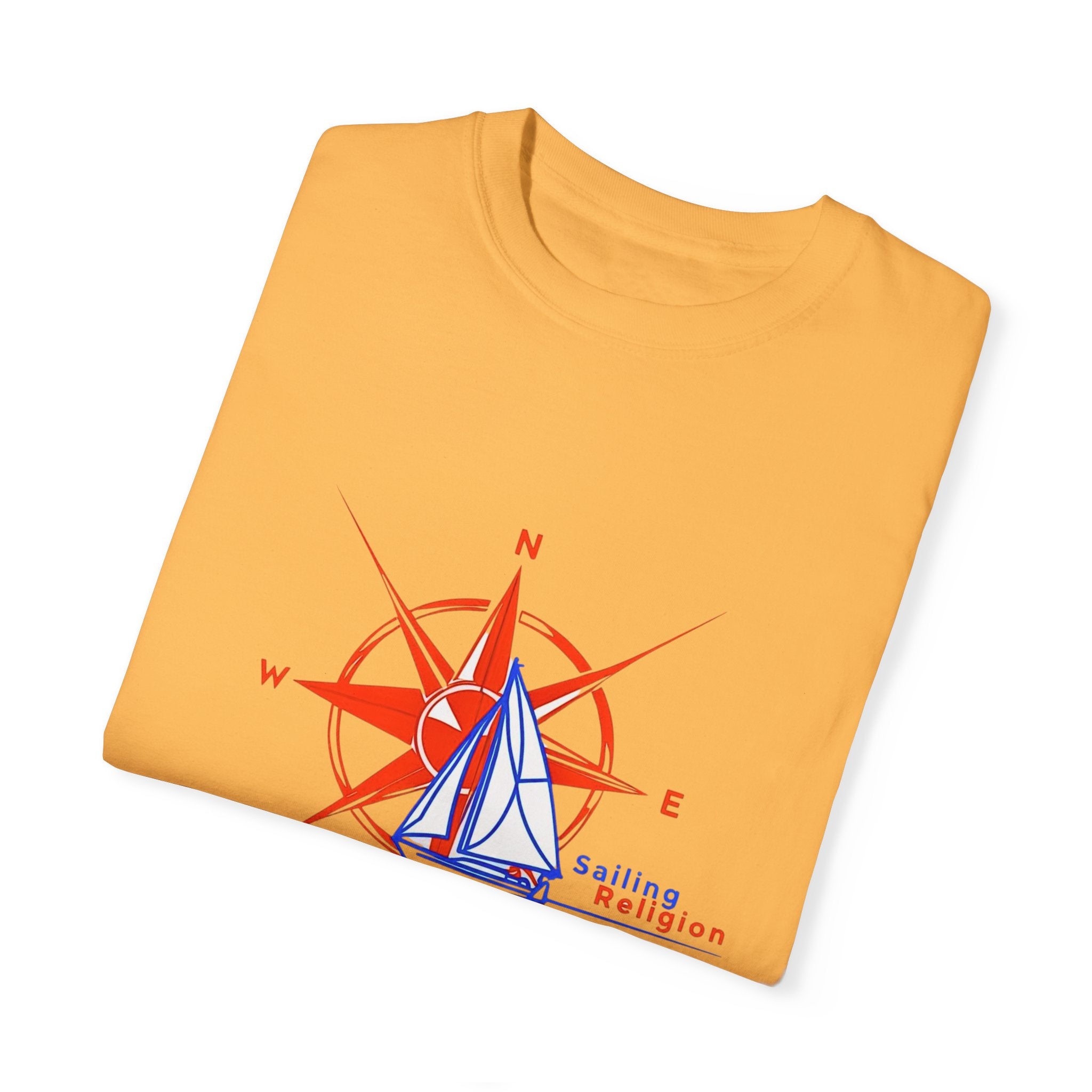 Sailing Religion single line designs Unisex T-shirt