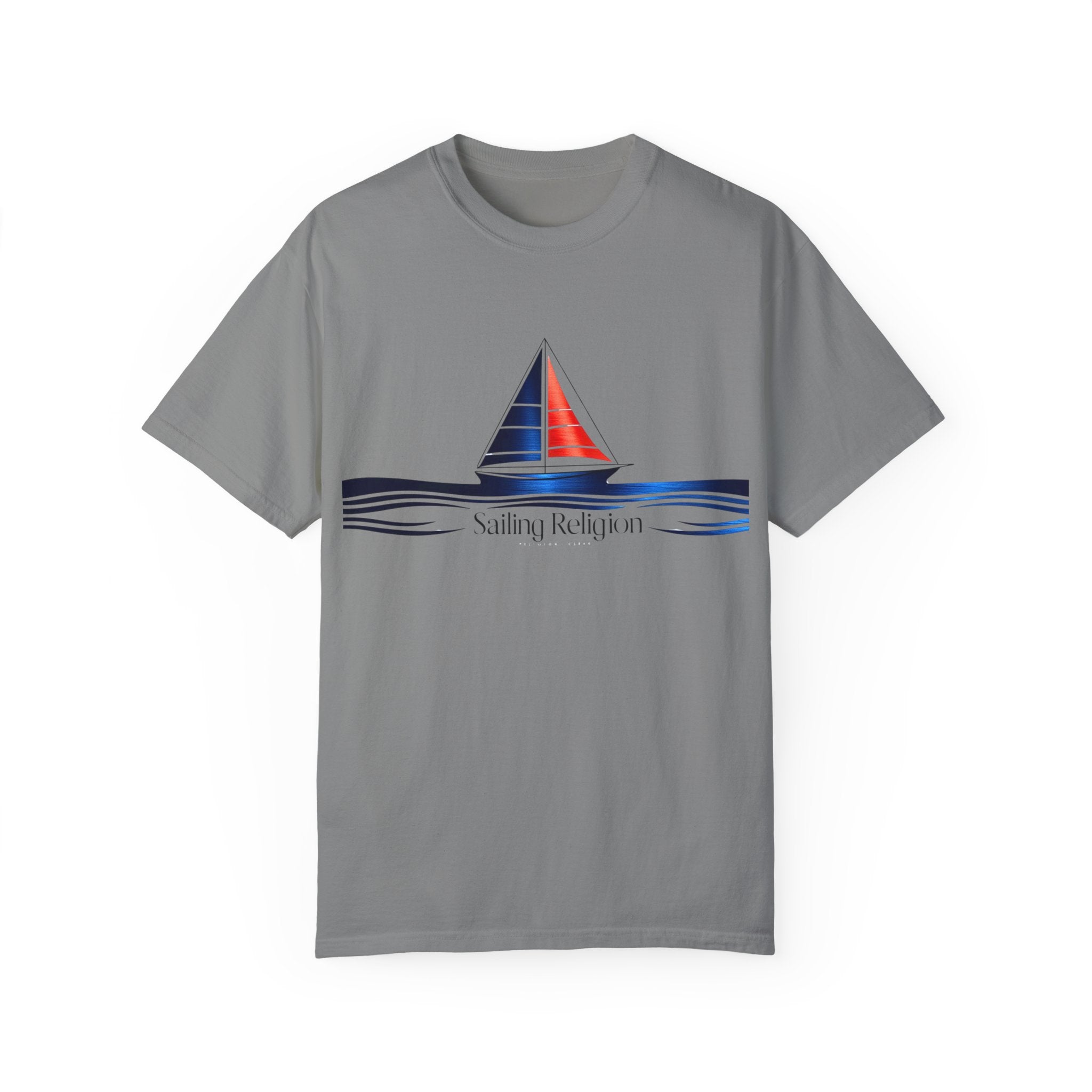 Sailing Religion single line designs T-shirt