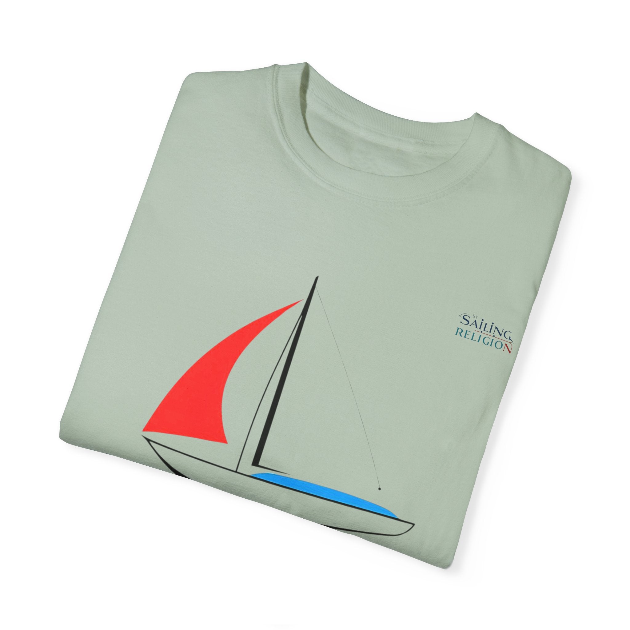 Sailing Religion single line designs Unisex T-shirt