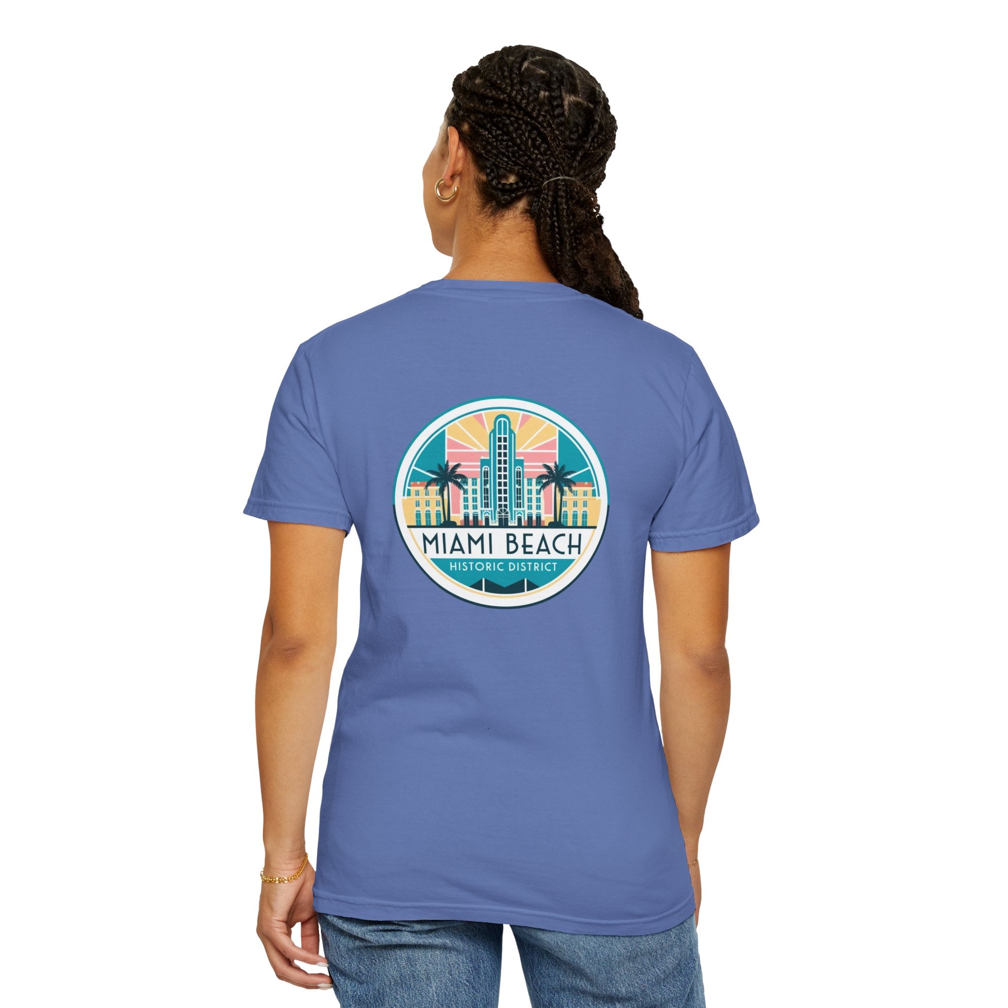 Sailing Religion Miami beach Vibes Eco-Friendly Unisex Garment-Dyed T-Shirt