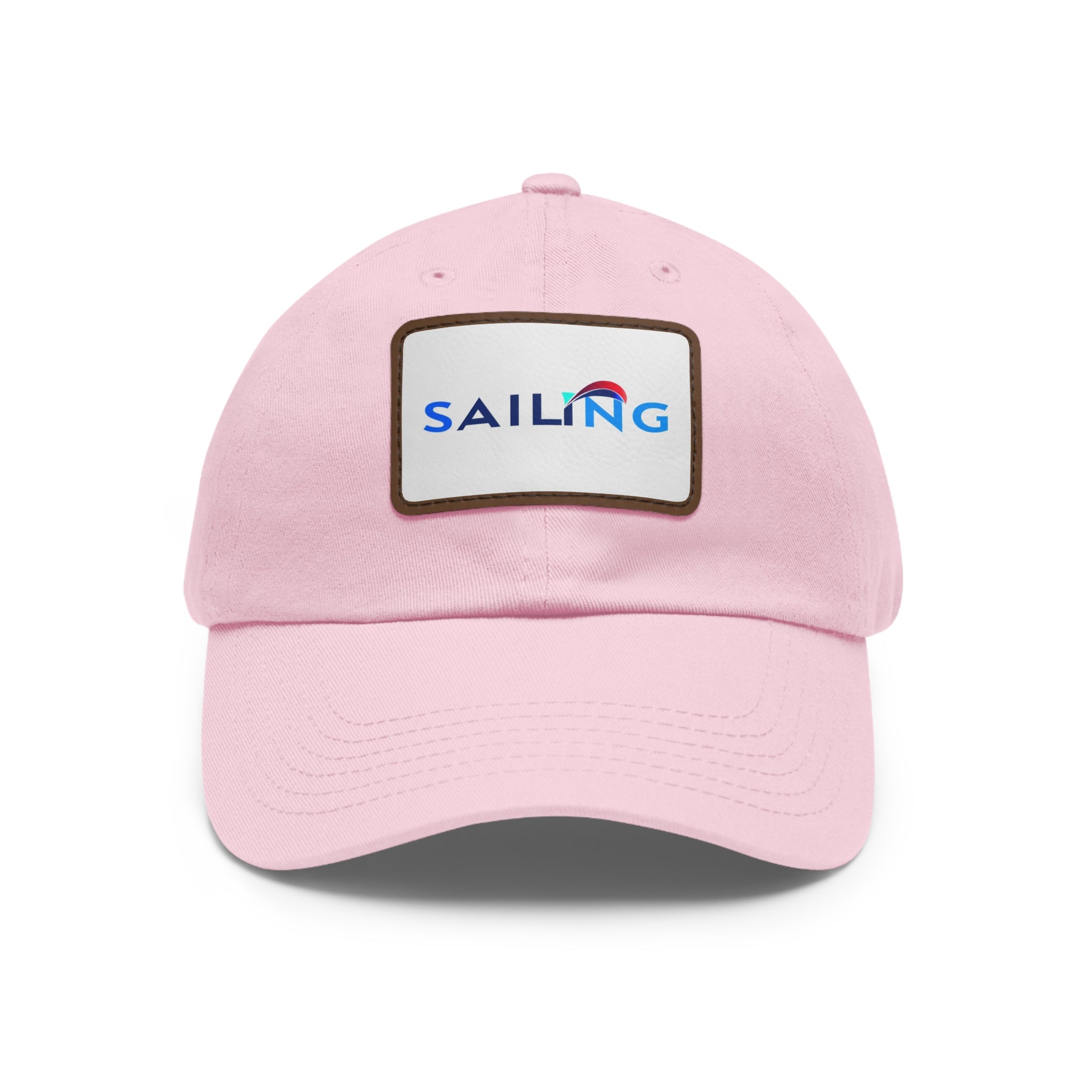 Dad Hat with Leather Patch (Rectangle)