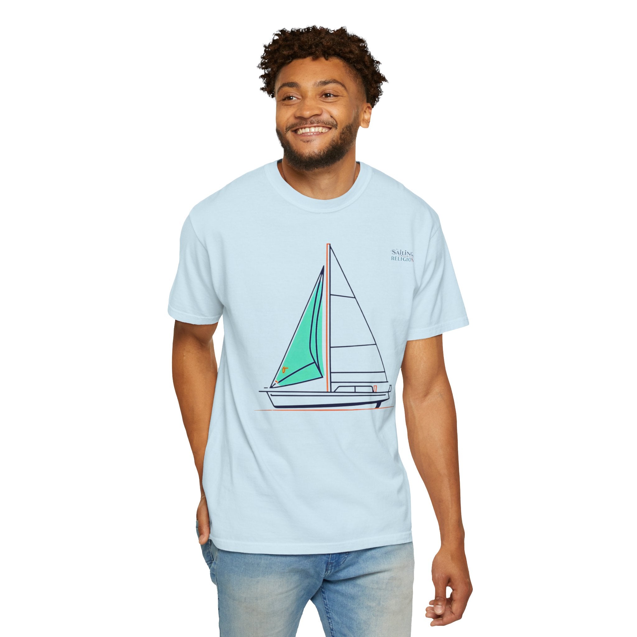 Sailing Religion single line designs collection Unisex T-shirt
