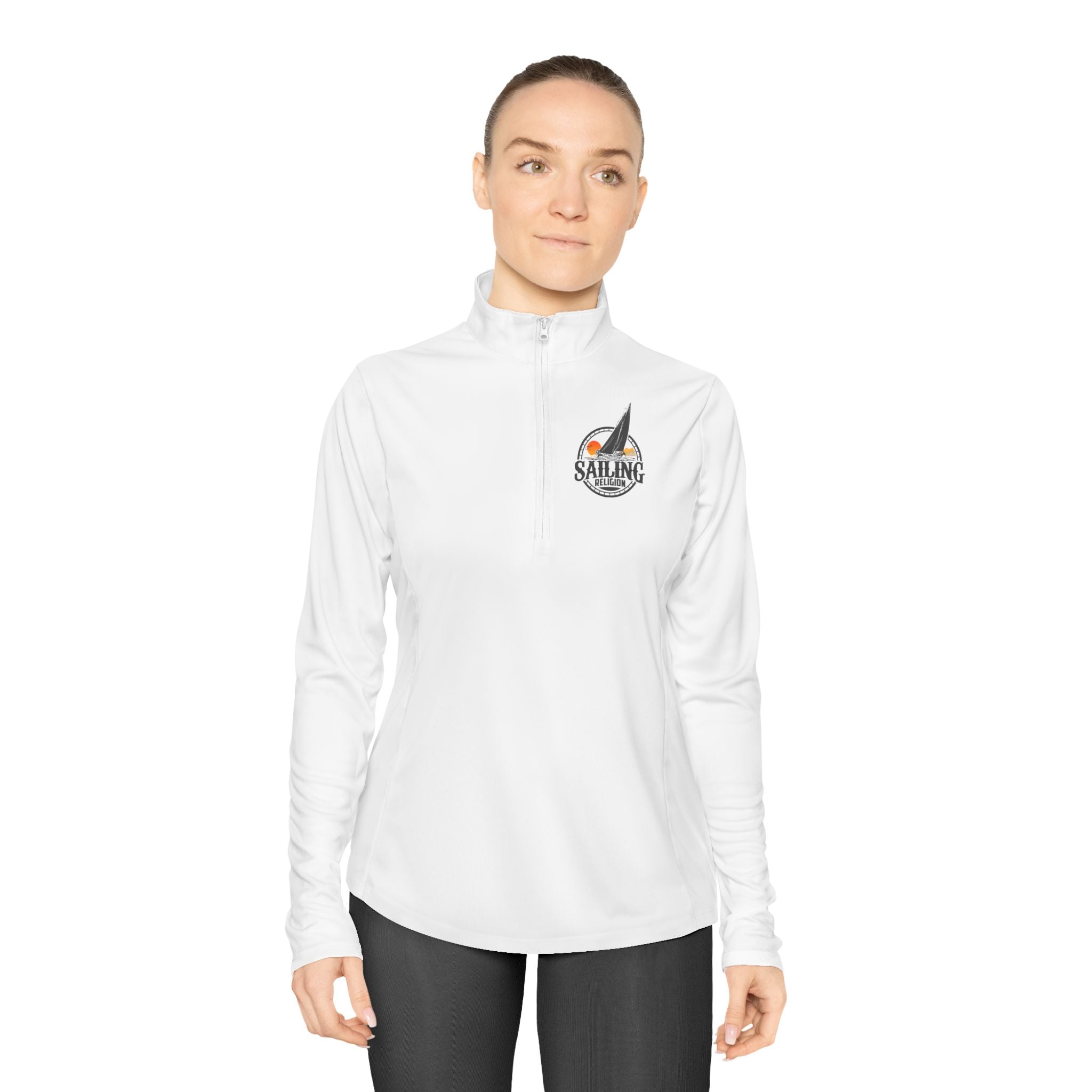 Sailing Ladies Quarter-Zip Pullover - Comfortable & Stylish Outdoor Apparel