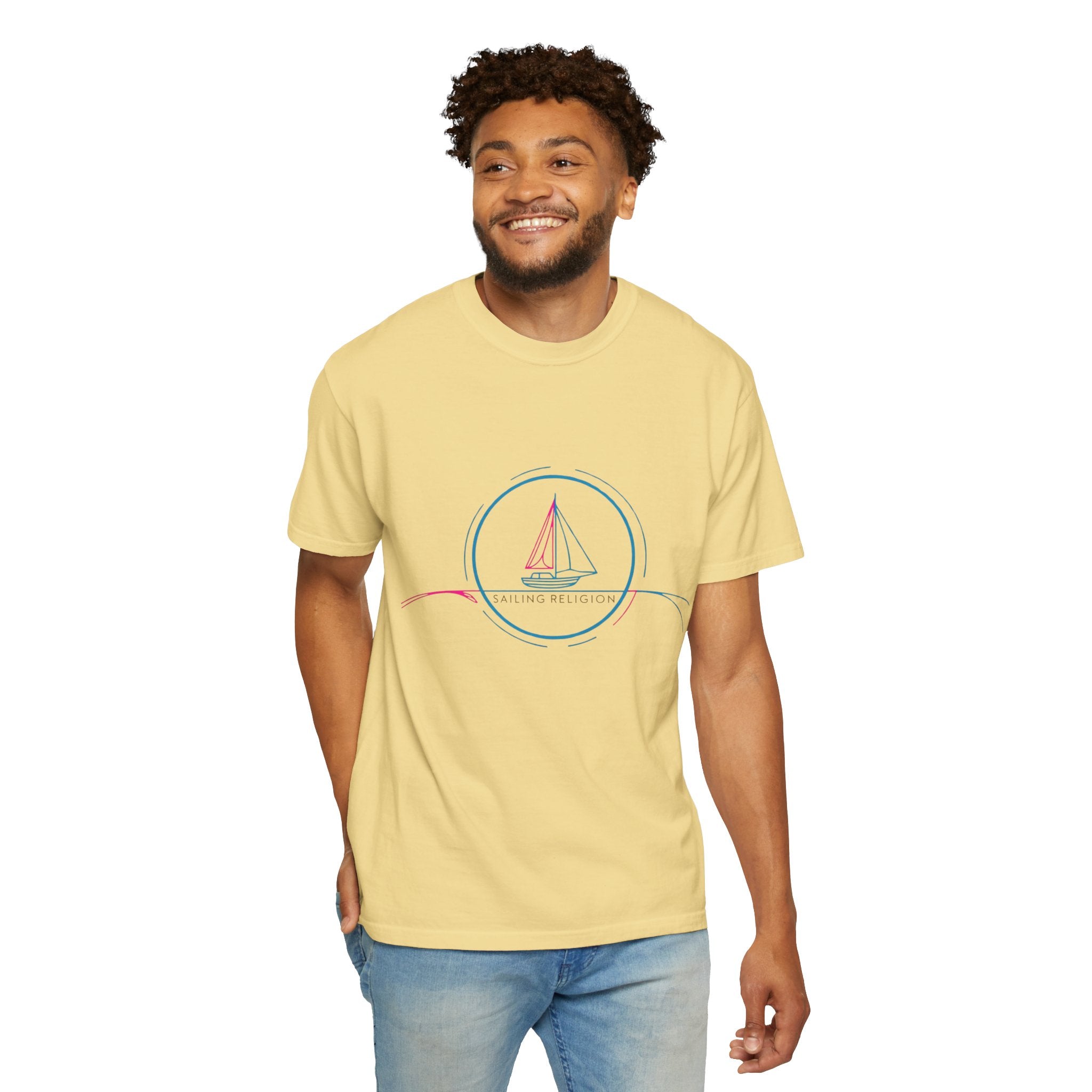 Sailing Religion single line designs collection Unisex T-shirt