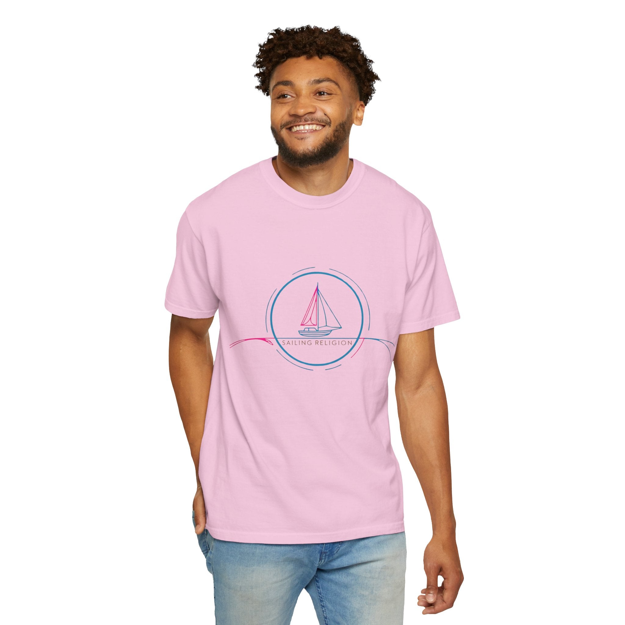 Sailing Religion single line designs collection Unisex T-shirt