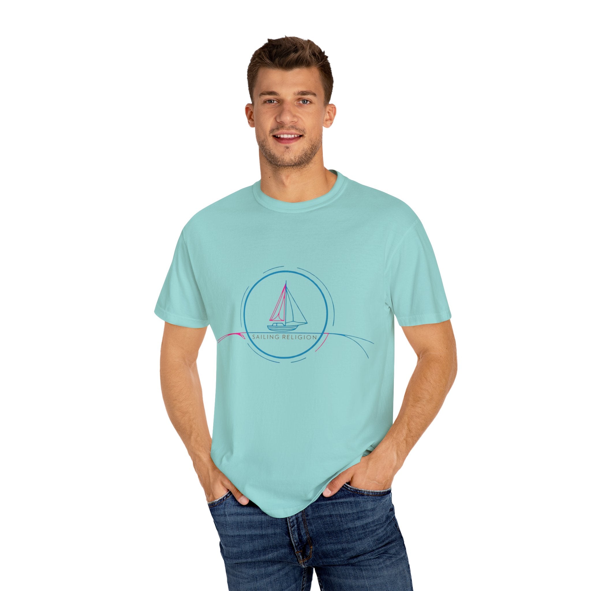 Sailing Religion single line designs collection Unisex T-shirt