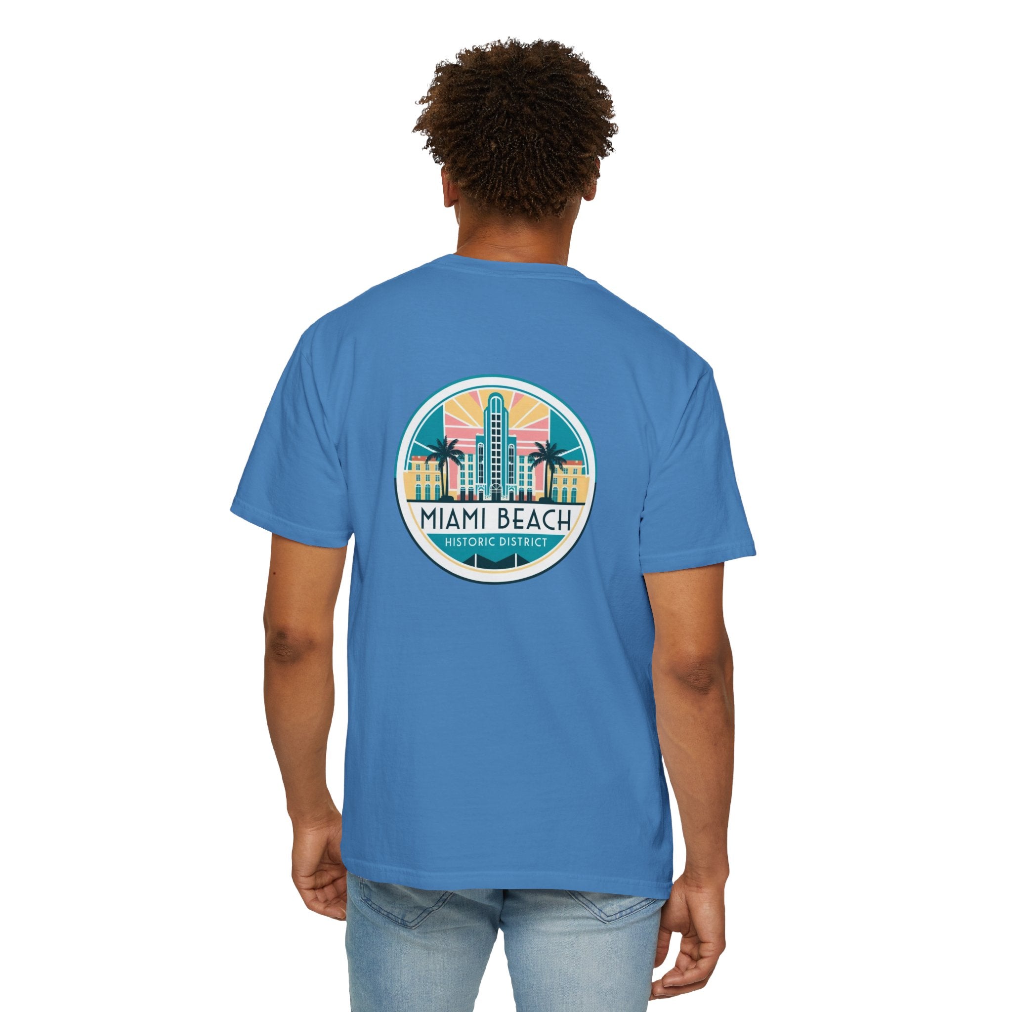 Sailing Religion Miami beach Vibes Eco-Friendly Unisex Garment-Dyed T-Shirt