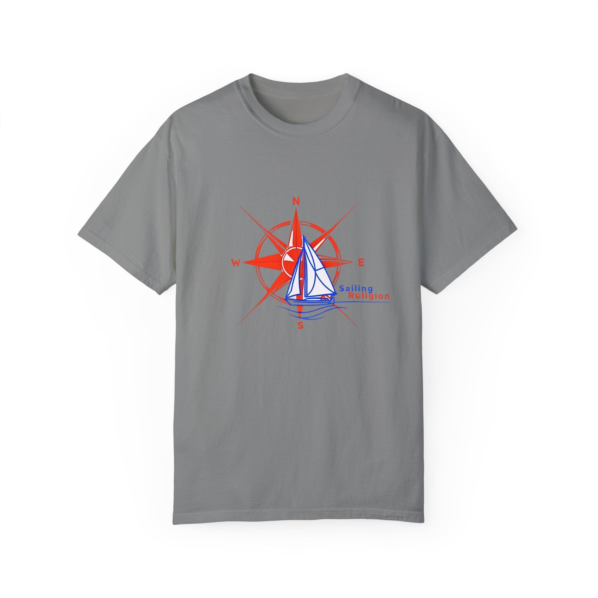 Sailing Religion single line designs Unisex T-shirt