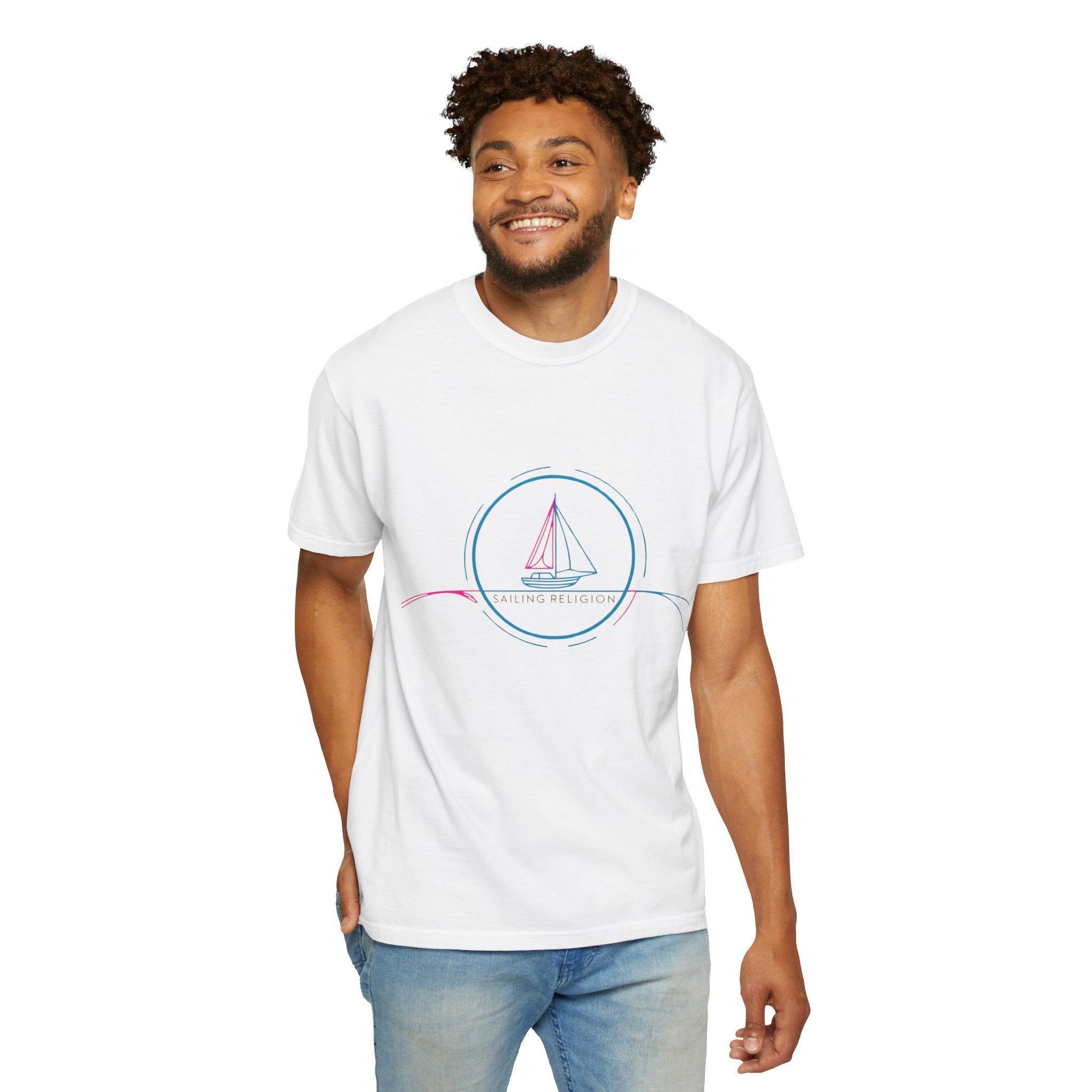 Sailing Religion single line designs collection Unisex T-shirt