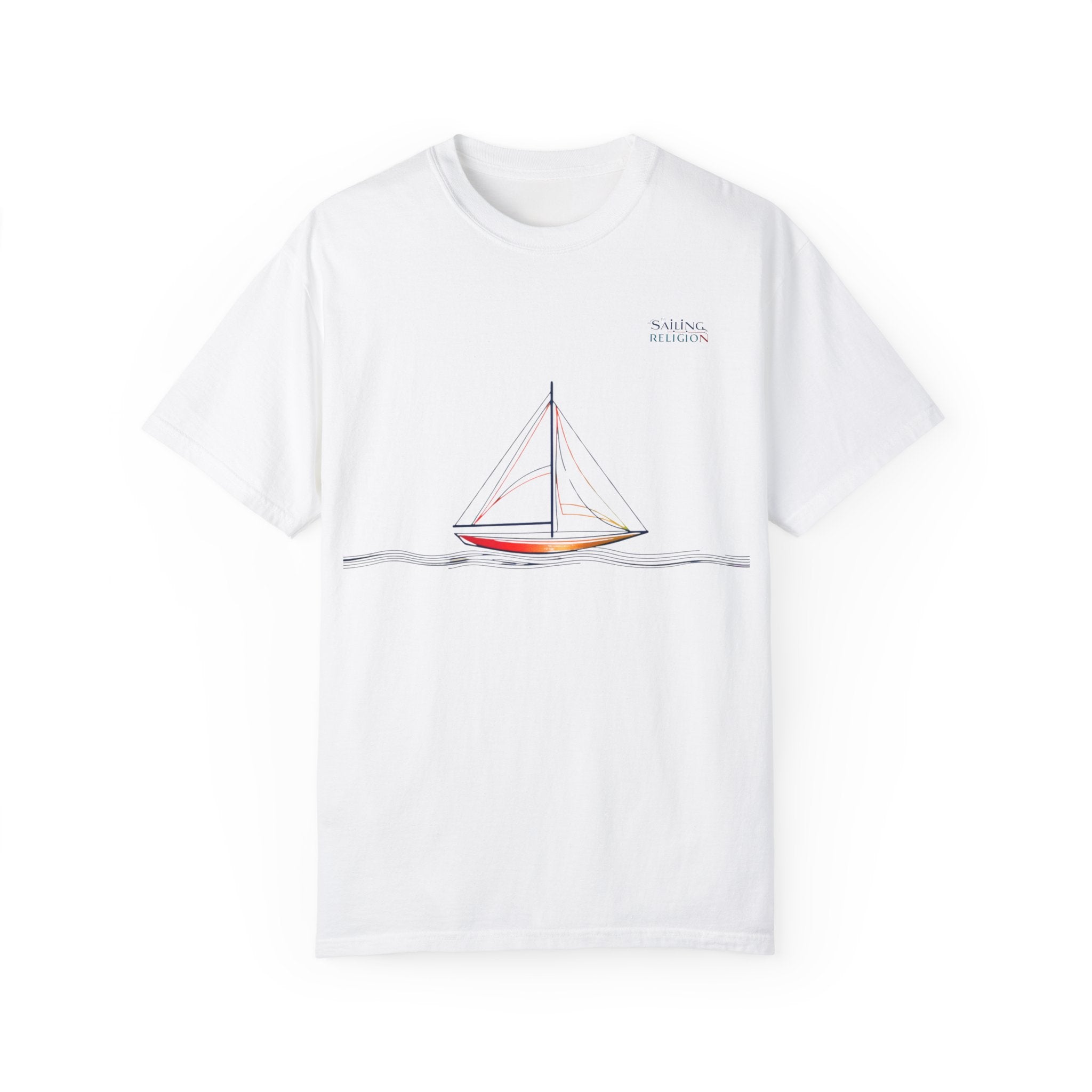 Sailing Religion single line collection unisex T-shirt