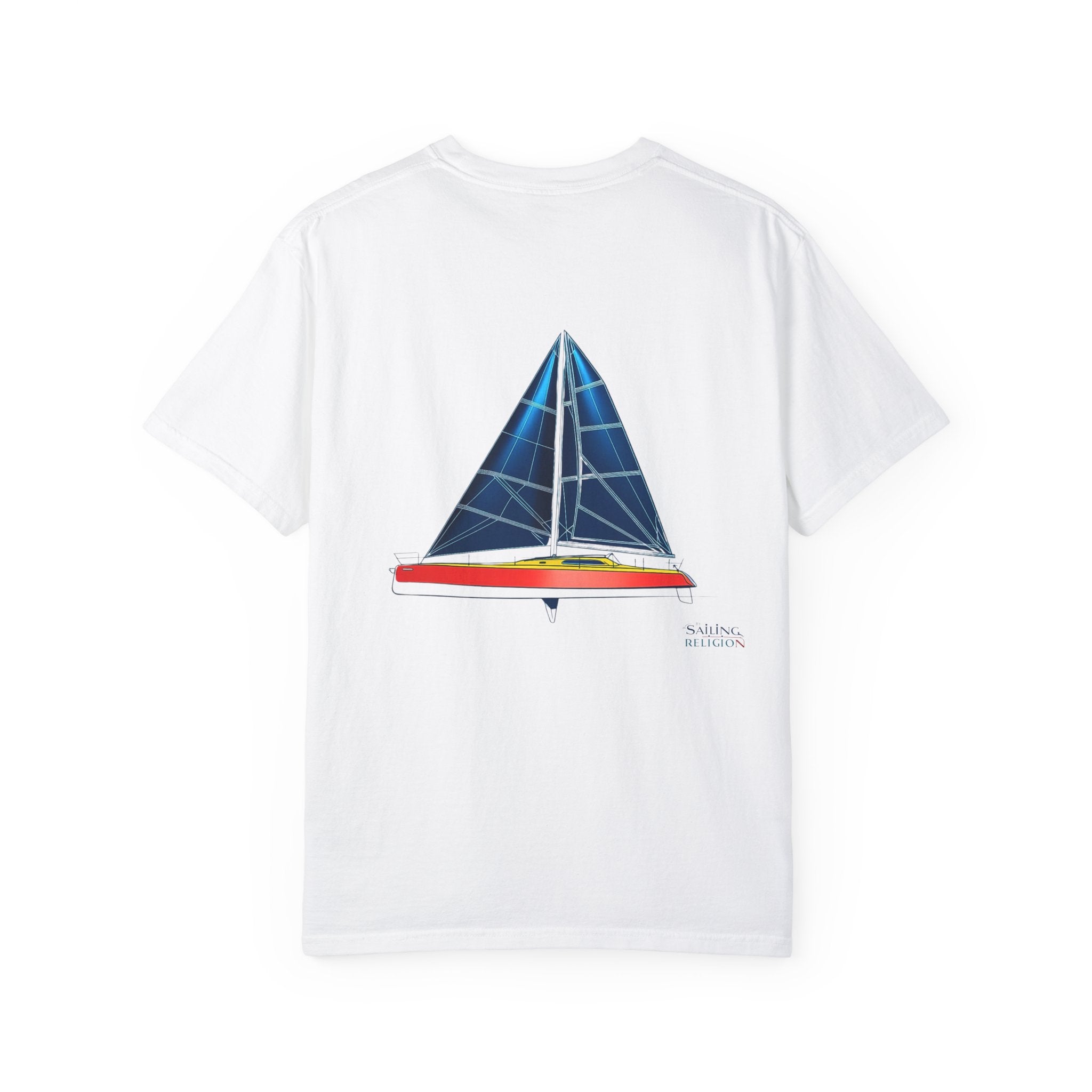 Sailing Religion single line designs Unisex T-shirt