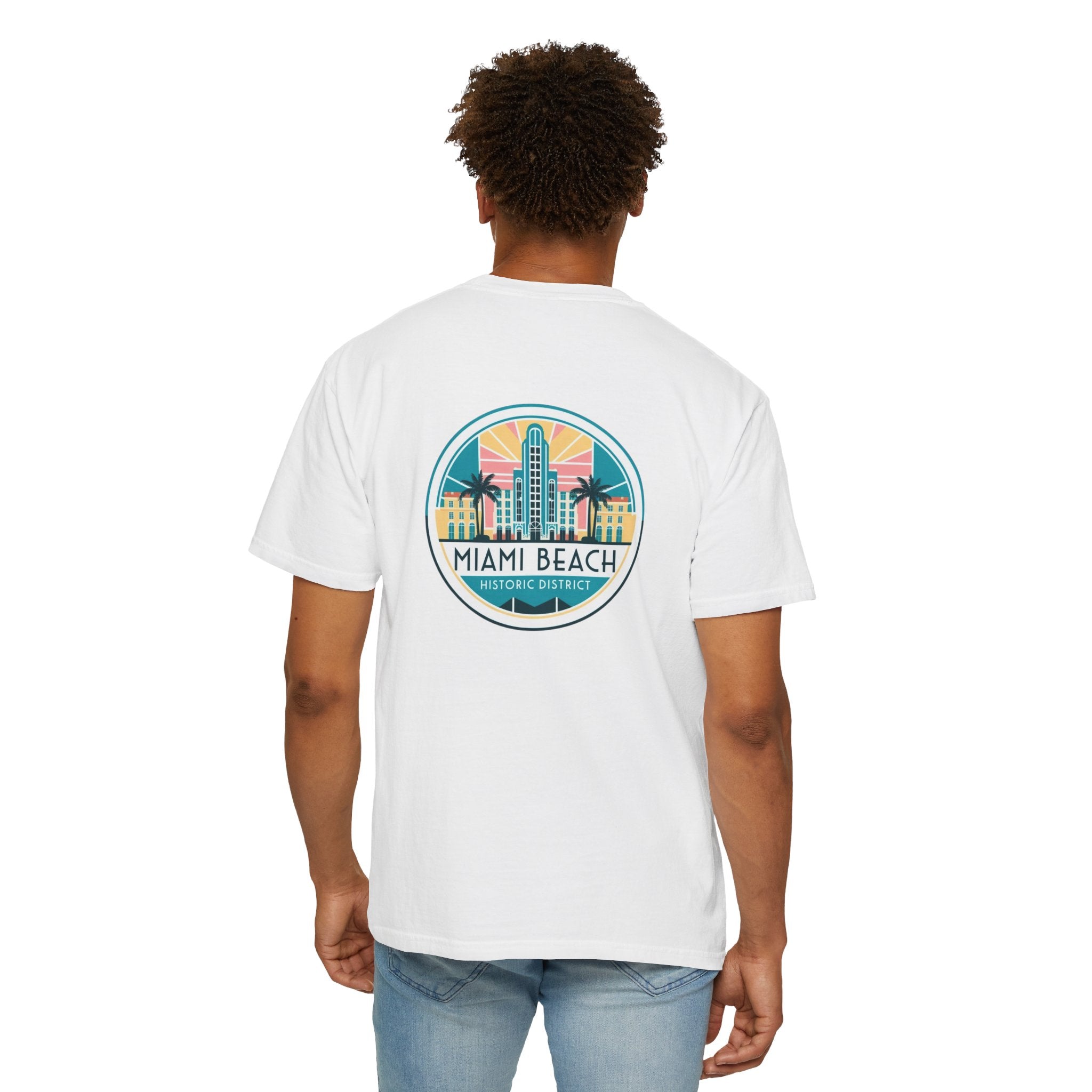 Sailing Religion Miami beach Vibes Eco-Friendly Unisex Garment-Dyed T-Shirt