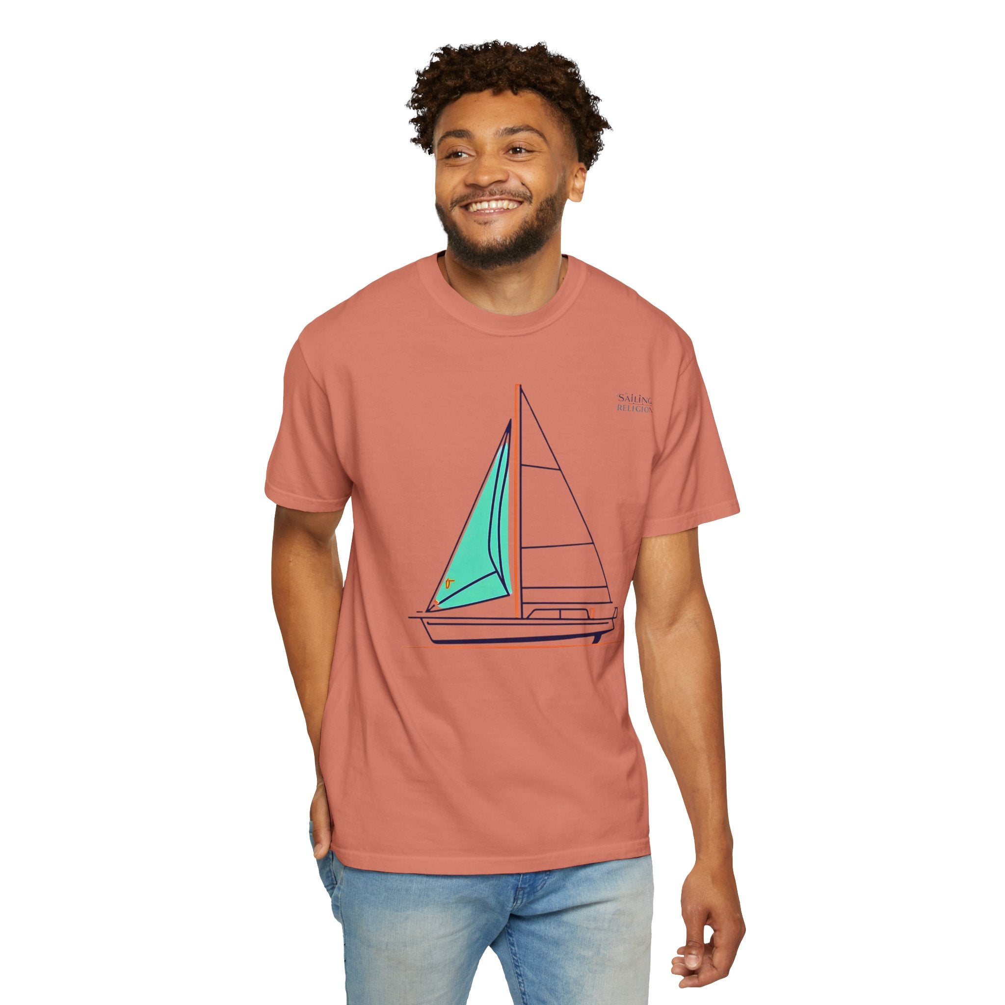 Sailing Religion single line designs collection Unisex T-shirt