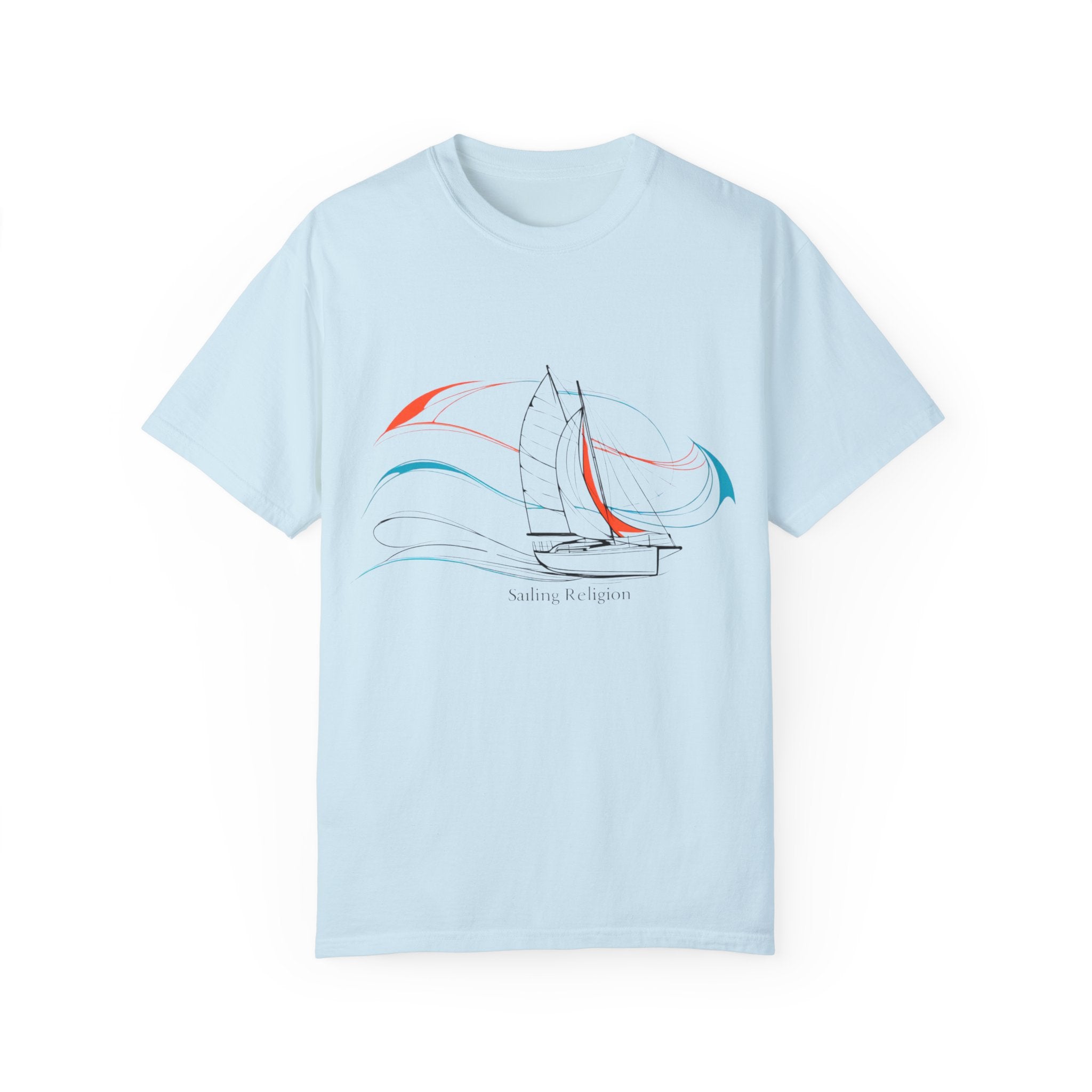 Sailing Religion single line designs Unisex T-shirt