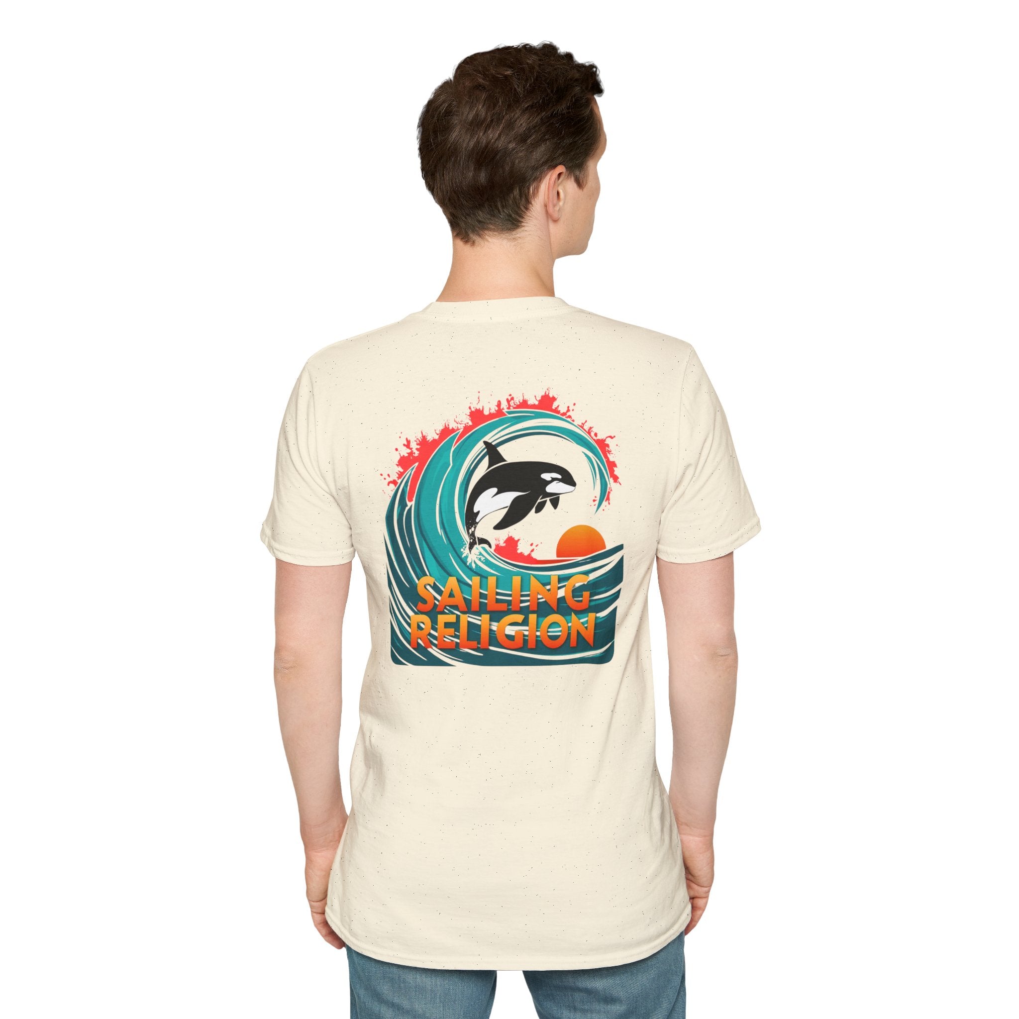 Sailing Religion orca Unisex Softstyle T-Shirt