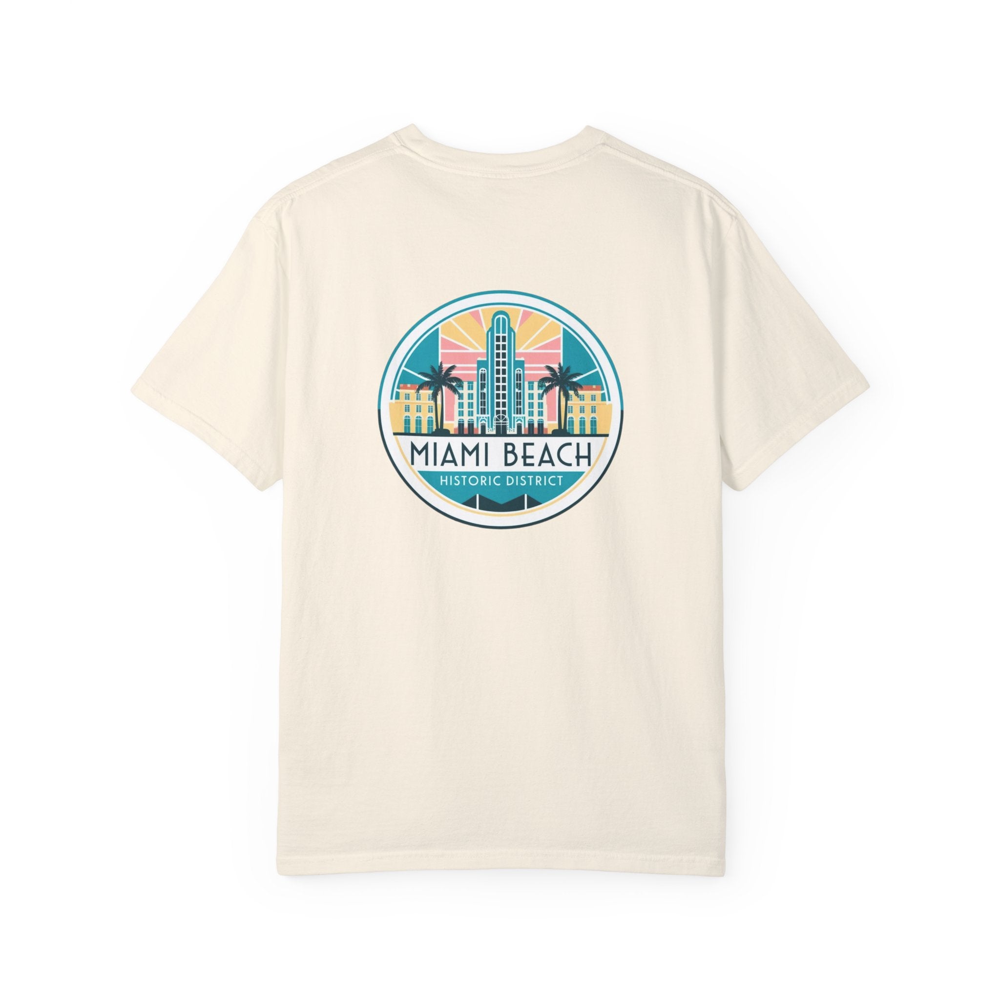Sailing Religion Miami beach Vibes Eco-Friendly Unisex Garment-Dyed T-Shirt