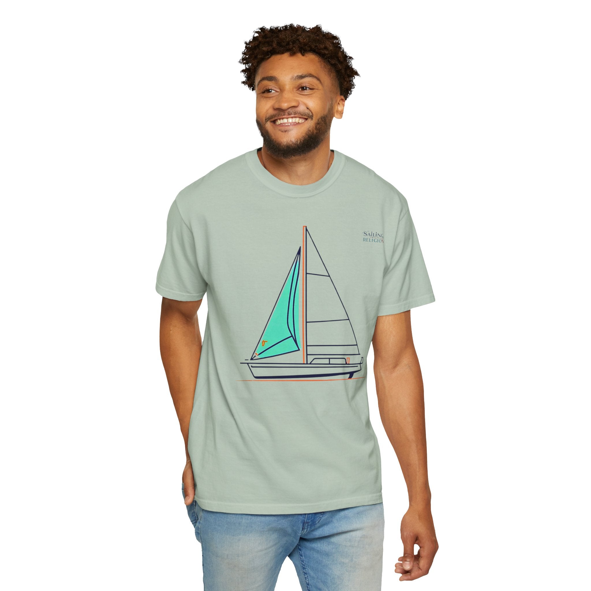 Sailing Religion single line designs collection Unisex T-shirt