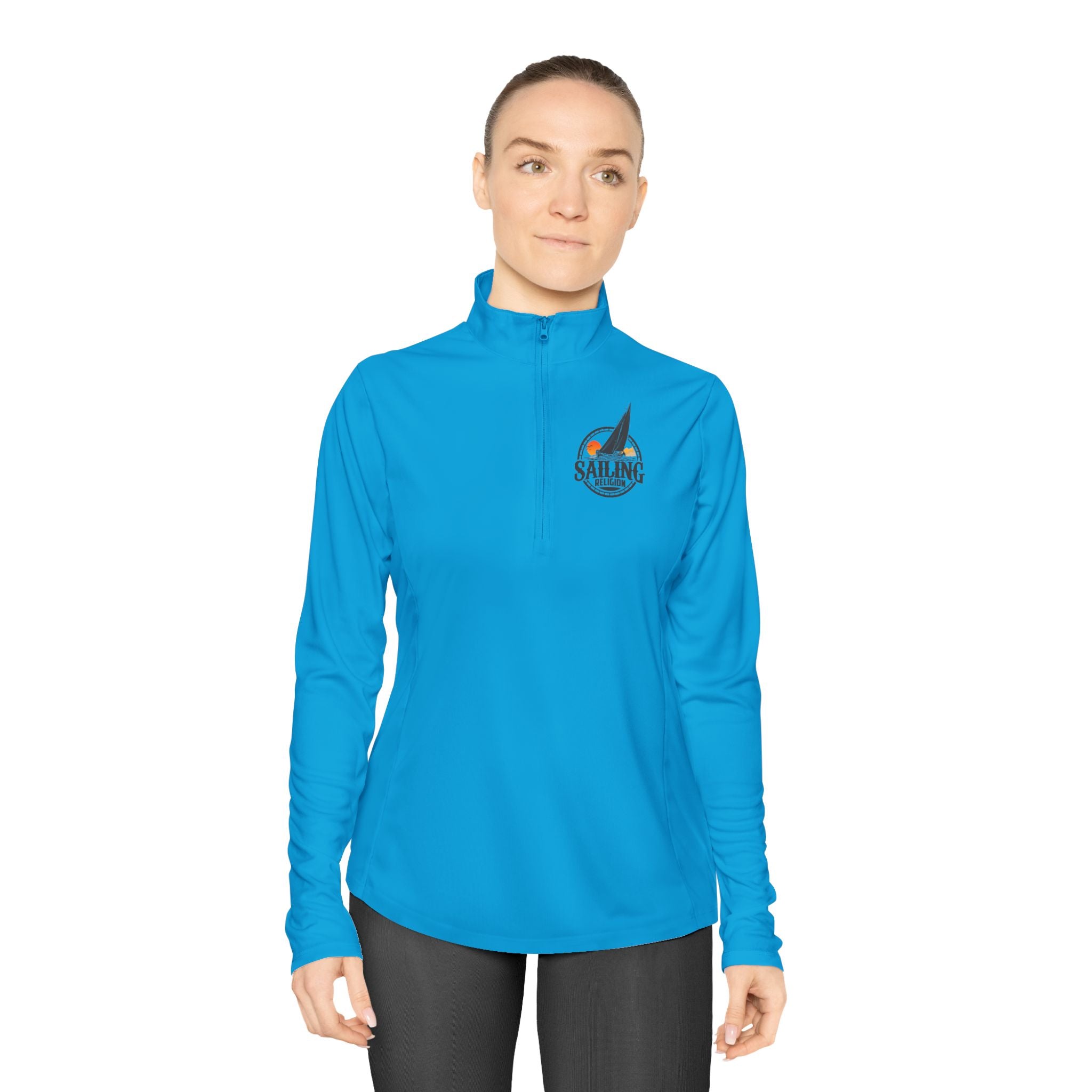Sailing Ladies Quarter-Zip Pullover - Comfortable & Stylish Outdoor Apparel