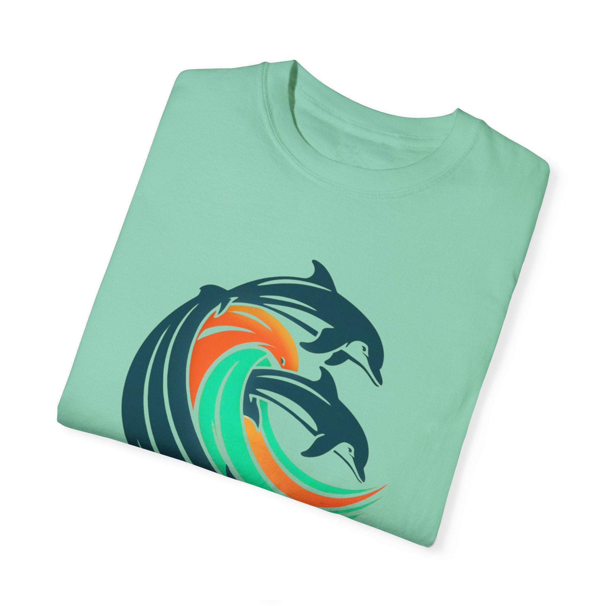 Sailing Religion dolphin Unisex Garment-Dyed T-shirt
