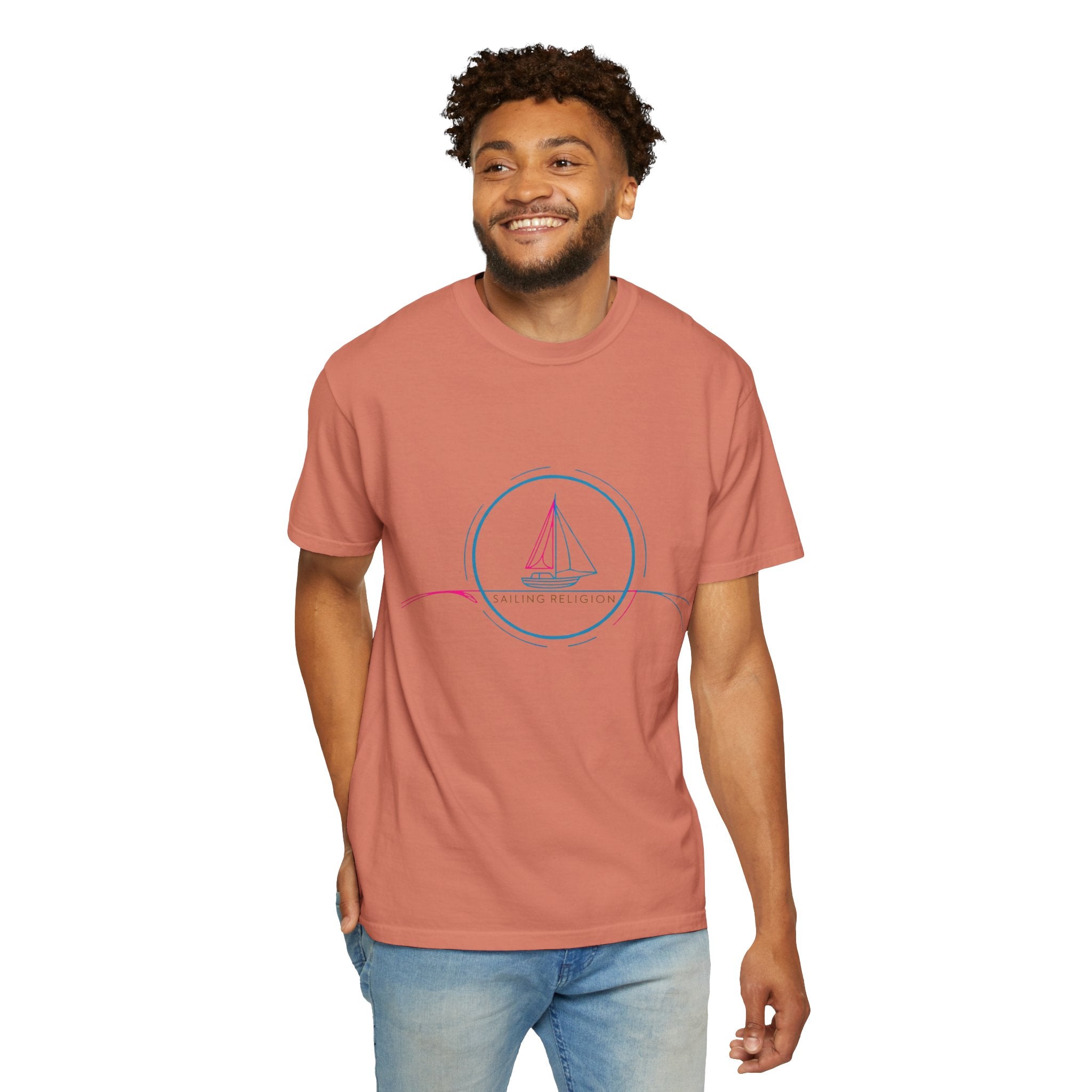Sailing Religion single line designs collection Unisex T-shirt