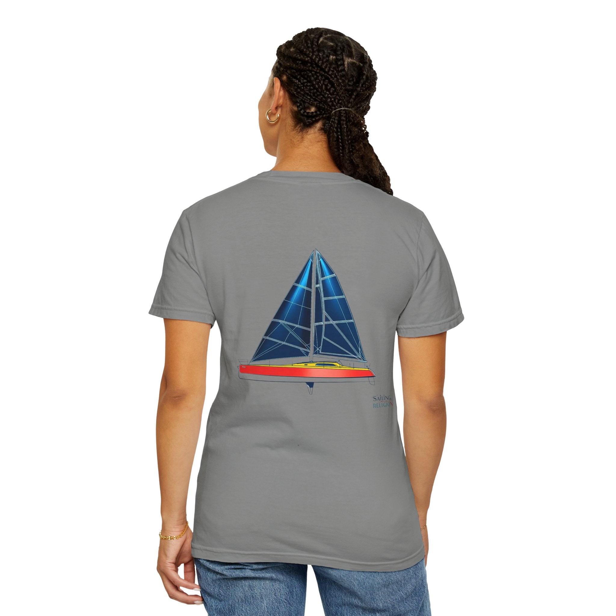 Sailing Religion single line designs Unisex T-shirt