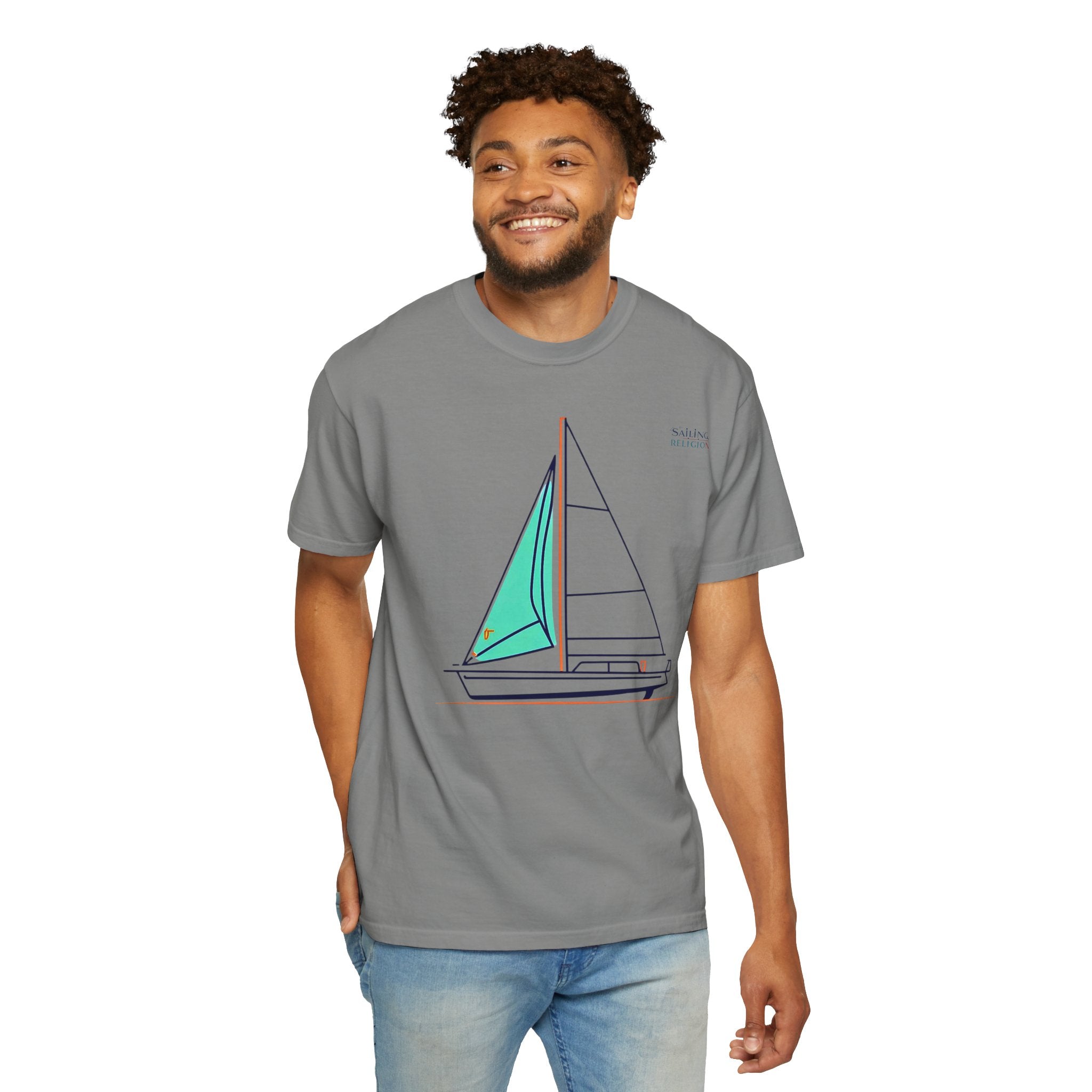 Sailing Religion single line designs collection Unisex T-shirt