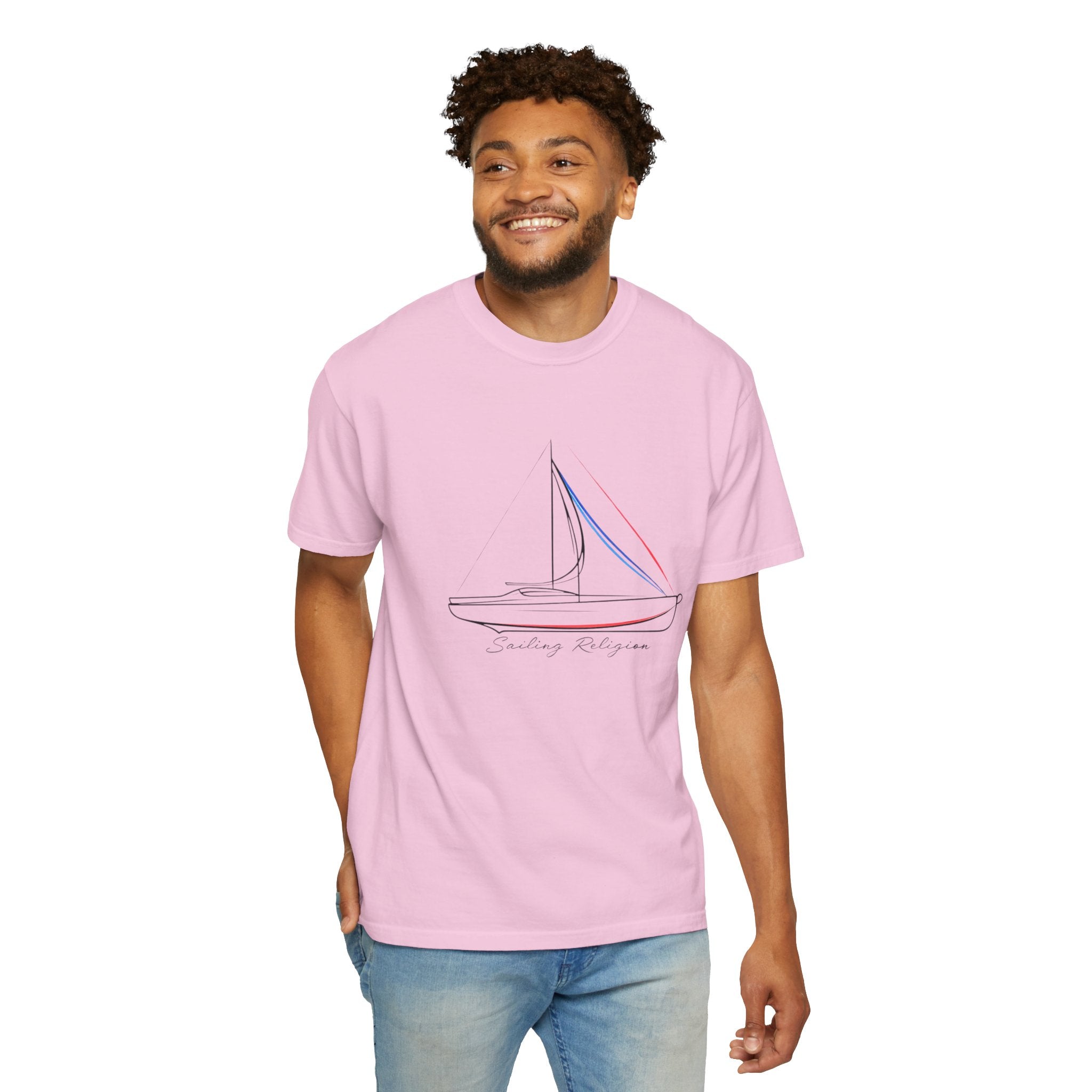 Sailing Religion single line designs collection Unisex T-shirt