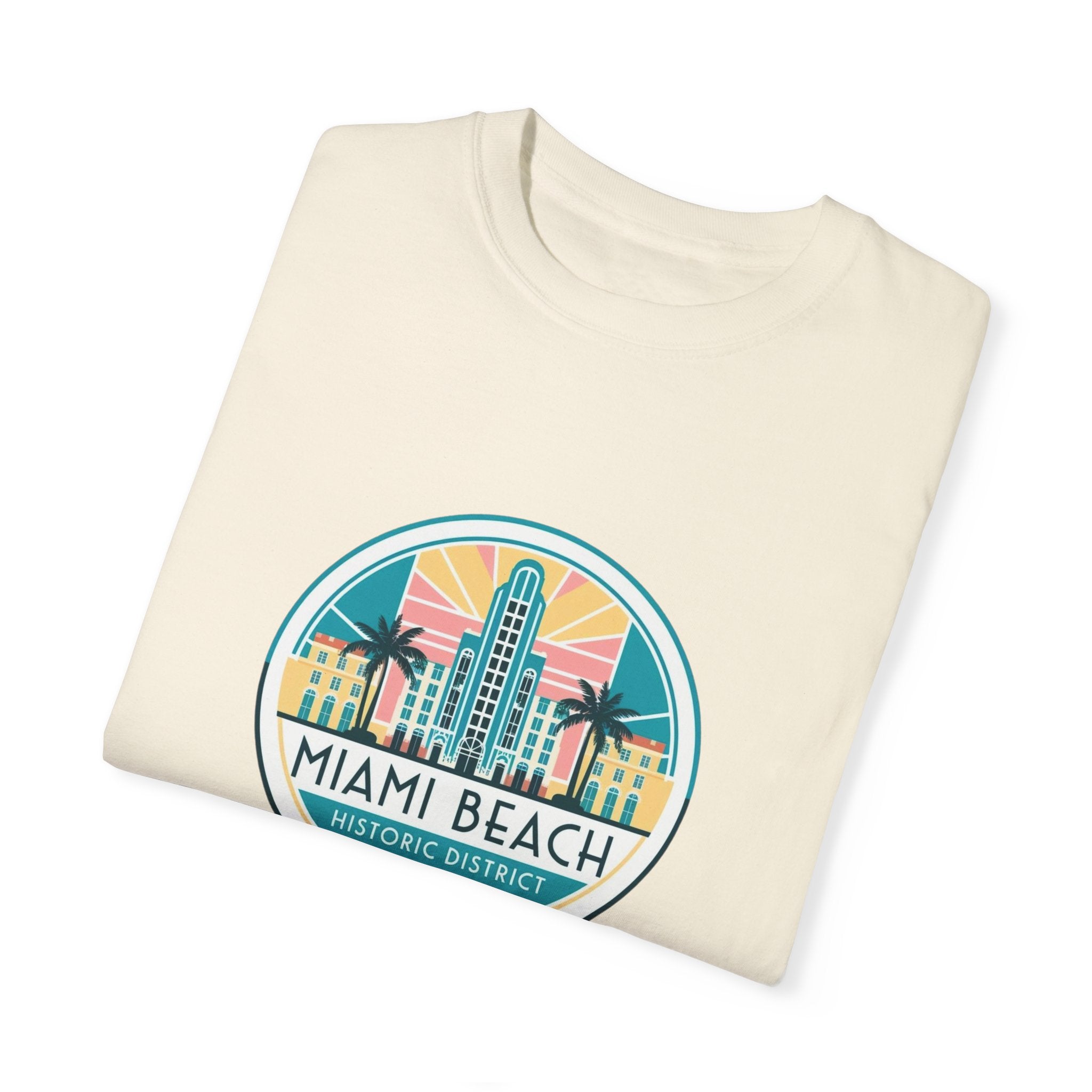 Sailing Religion Miami Beach vibe collection Unisex Garment-Dyed T-shirt