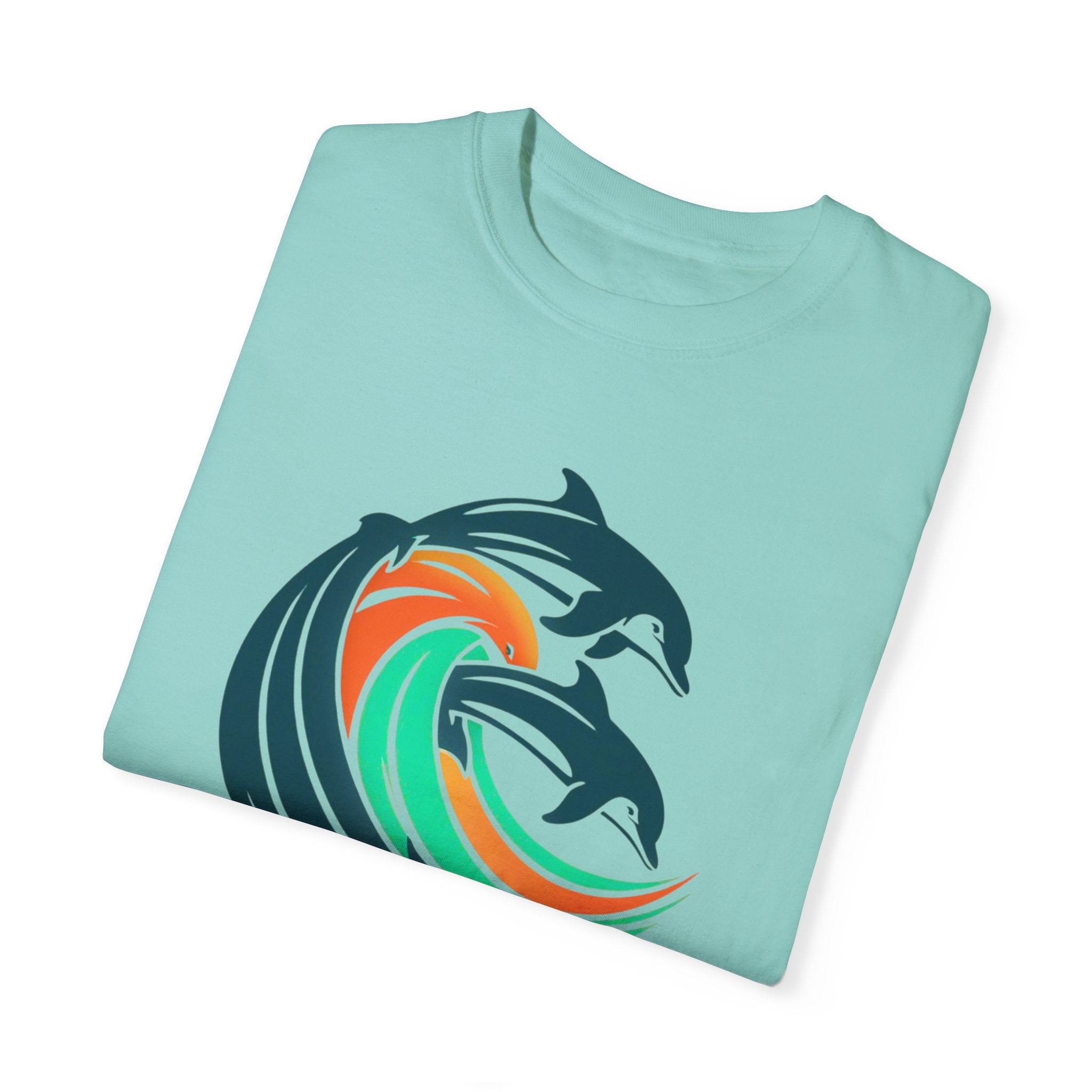 Sailing Religion dolphin Unisex Garment-Dyed T-shirt