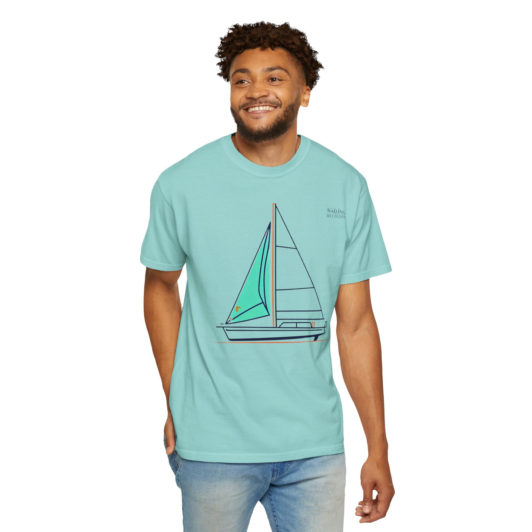 Sailing Religion single line designs collection Unisex T-shirt