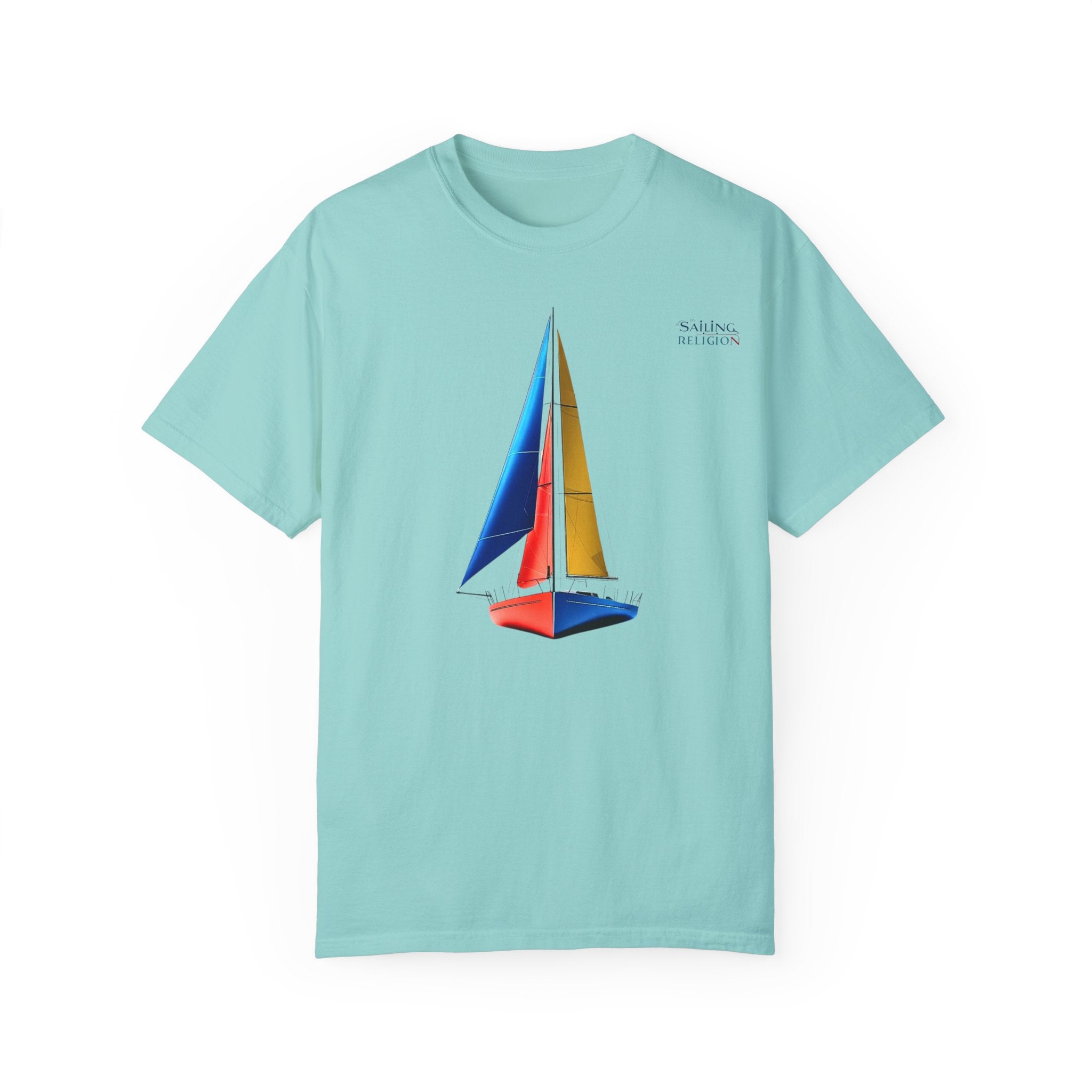 Sailing Religion single line designs Unisex T-shirt