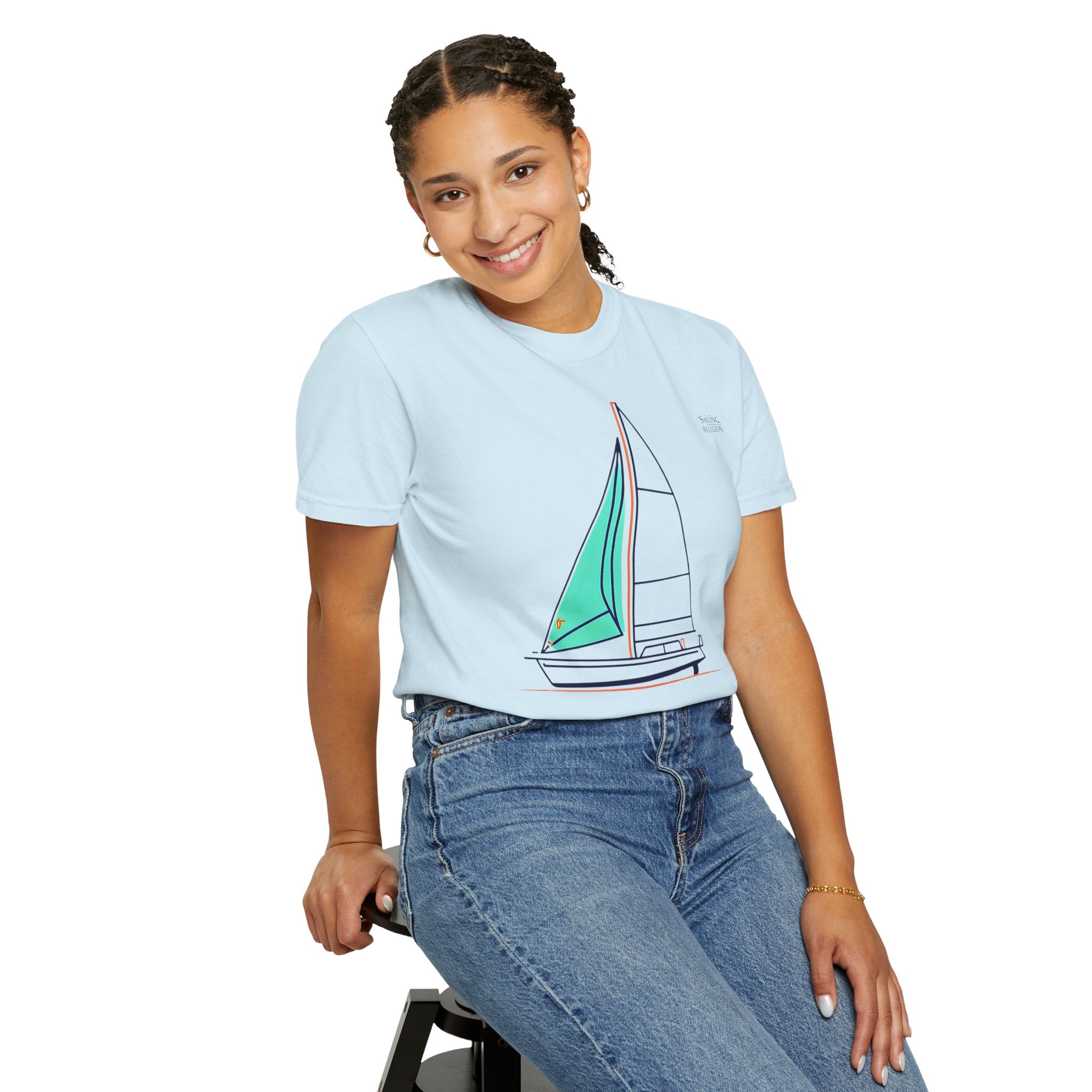 Sailing Religion single line designs collection Unisex T-shirt